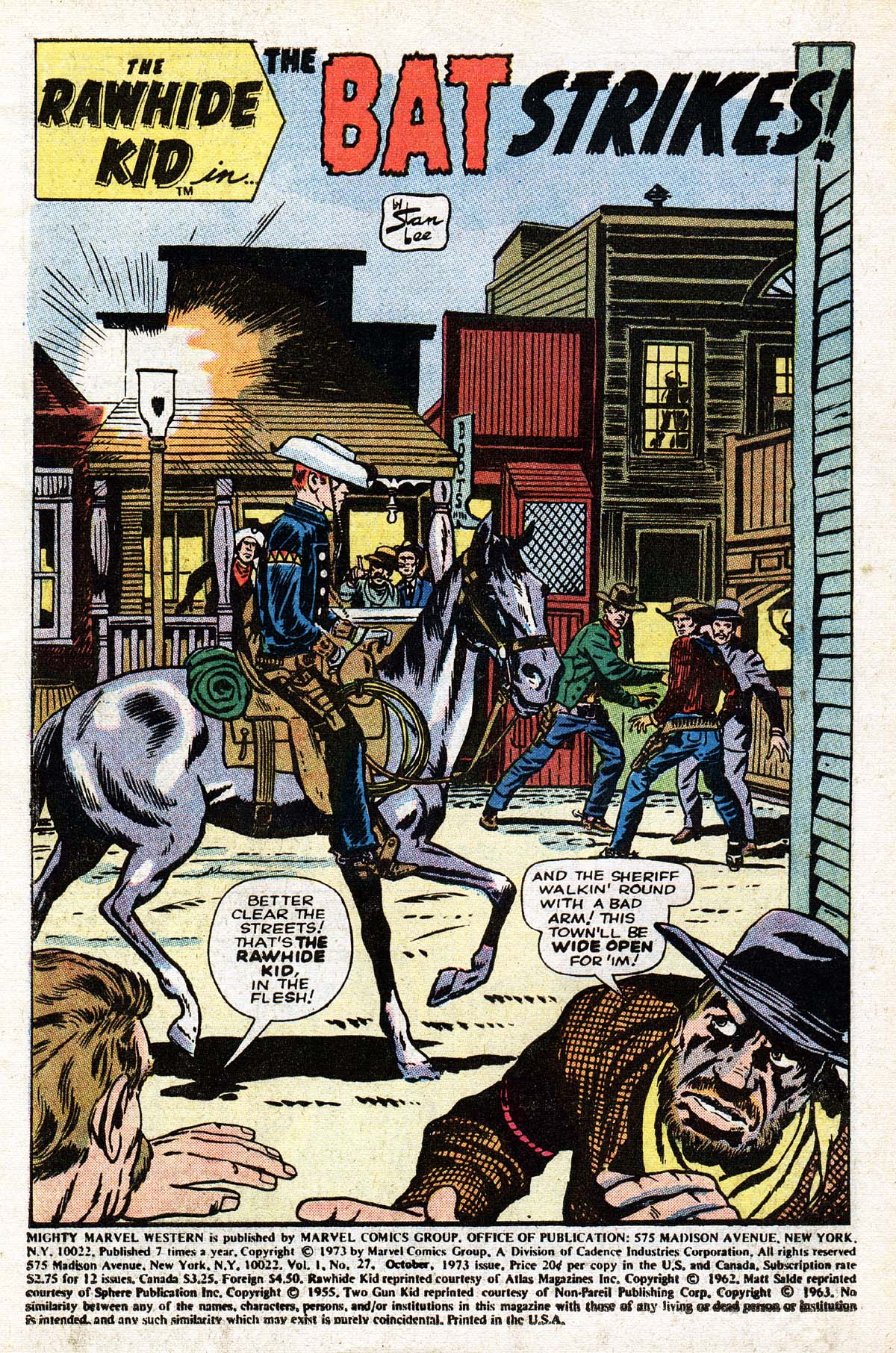 Read online The Mighty Marvel Western comic -  Issue #27 - 2