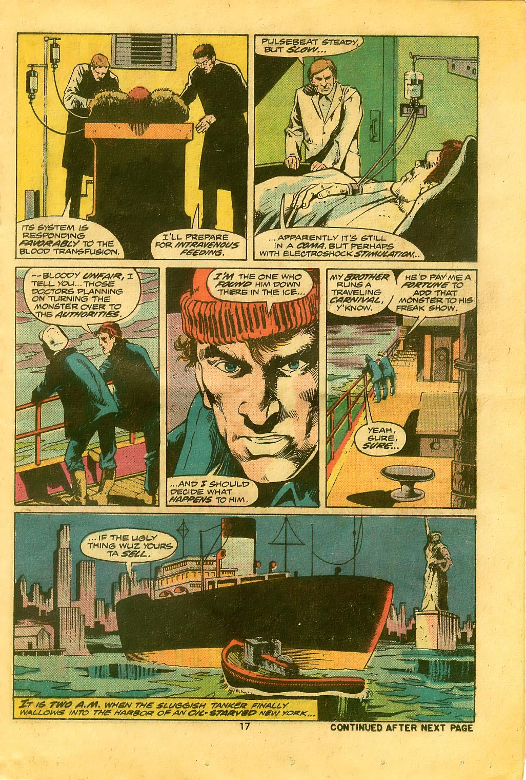 Read online Frankenstein (1973) comic -  Issue #12 - 12