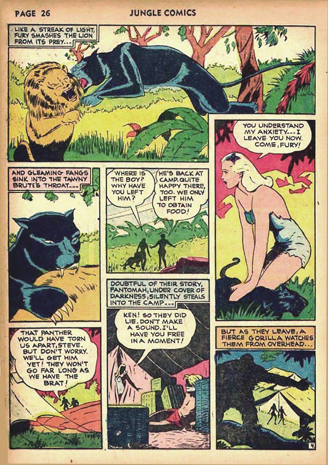 Read online Jungle Comics comic -  Issue #24 - 28