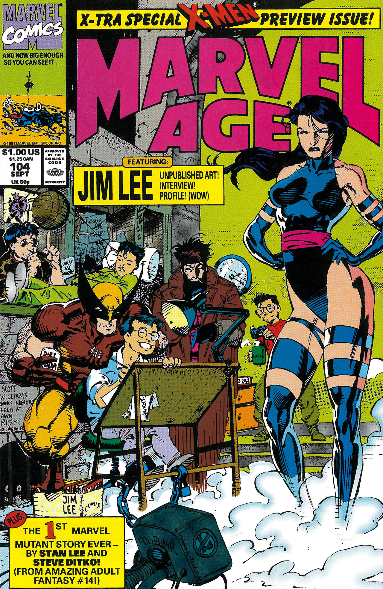 Read online Marvel Age comic -  Issue #104 - 1