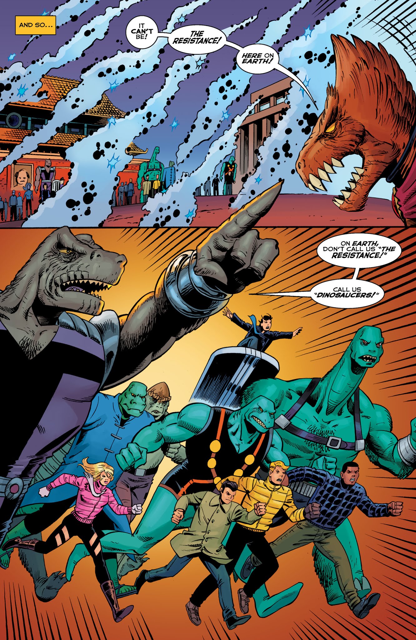 Read online Dinosaucers comic -  Issue #4 - 19