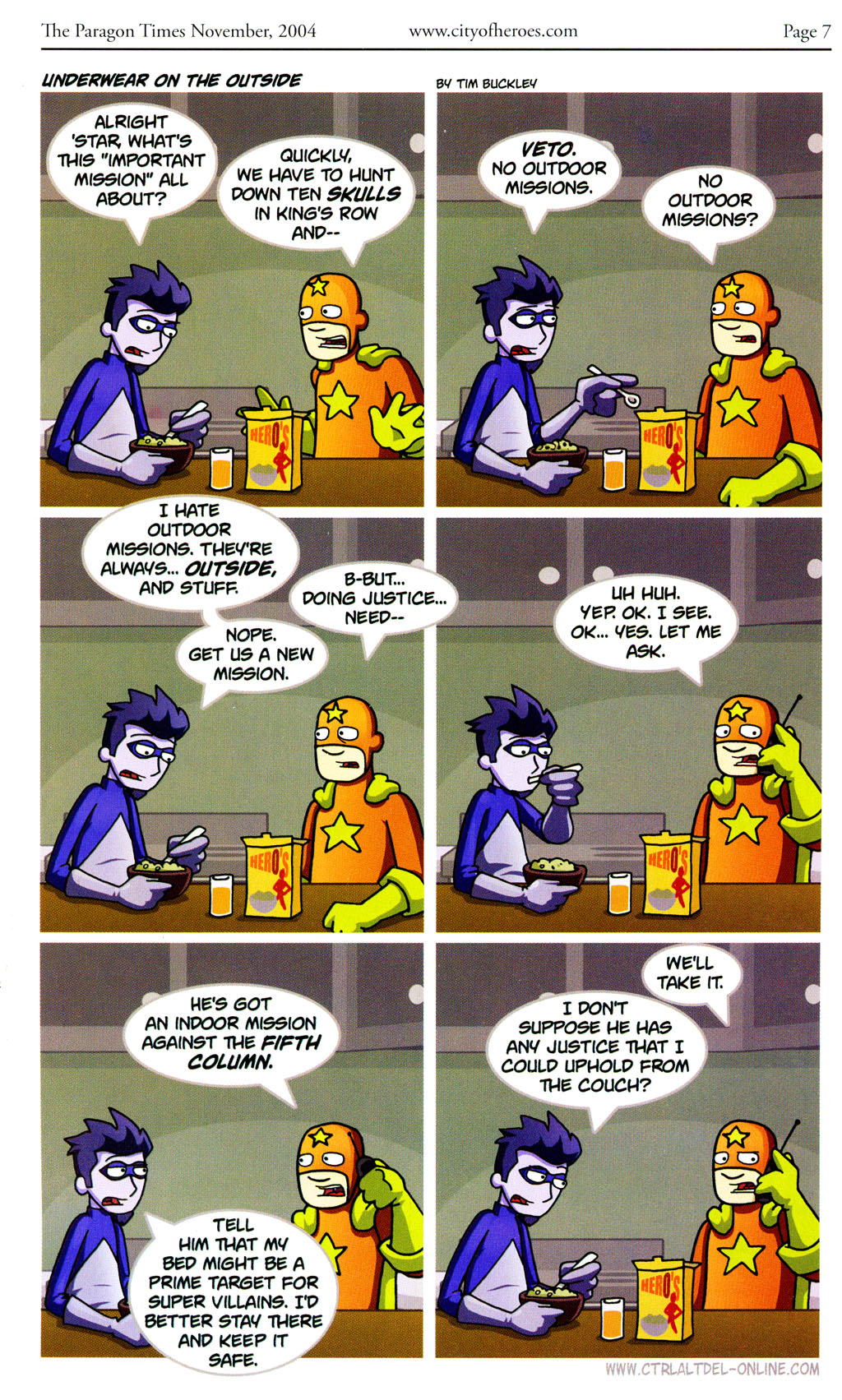 Read online City of Heroes (2004) comic -  Issue #7 - 22