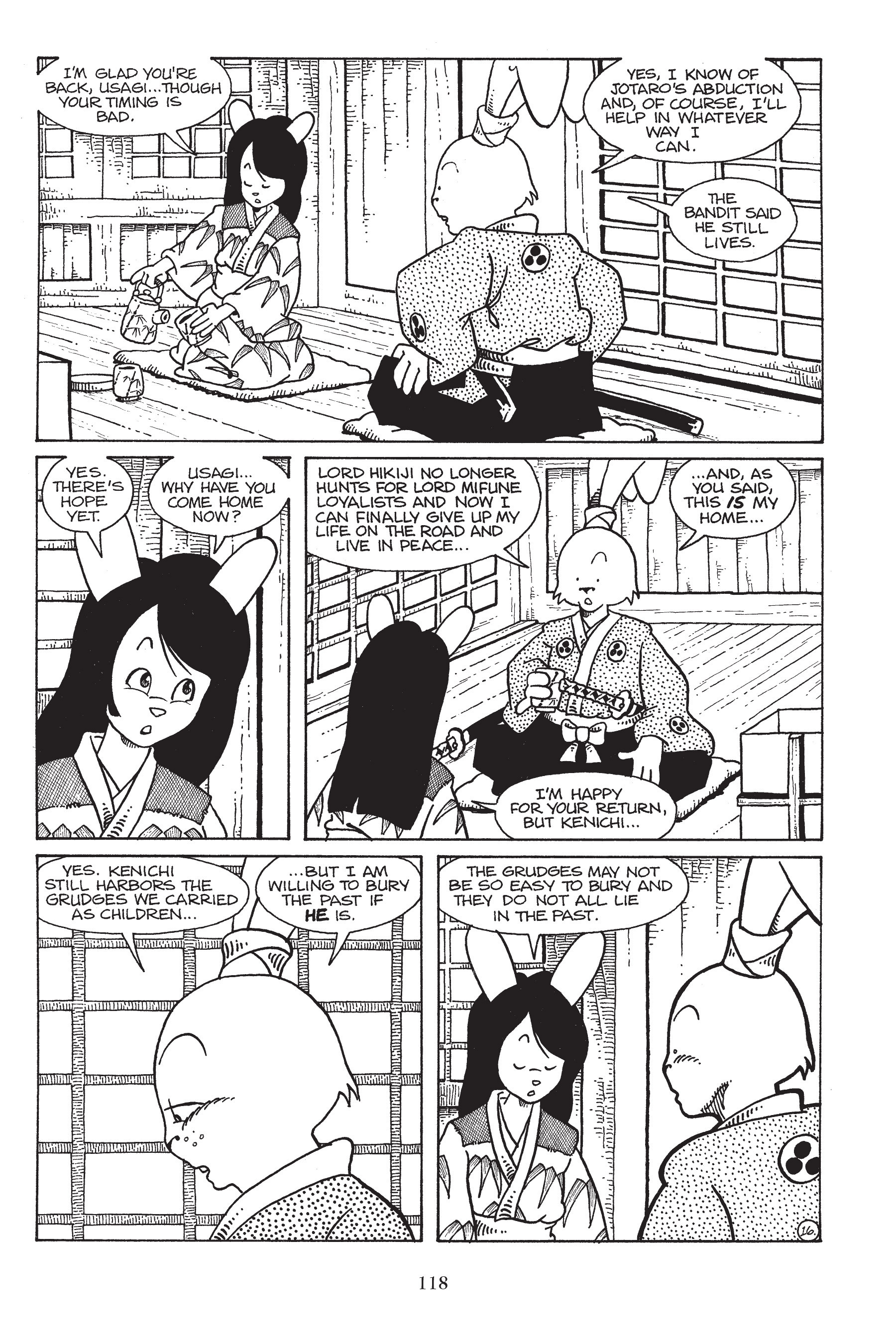 Read online Usagi Yojimbo (1987) comic -  Issue # _TPB 6 - 117