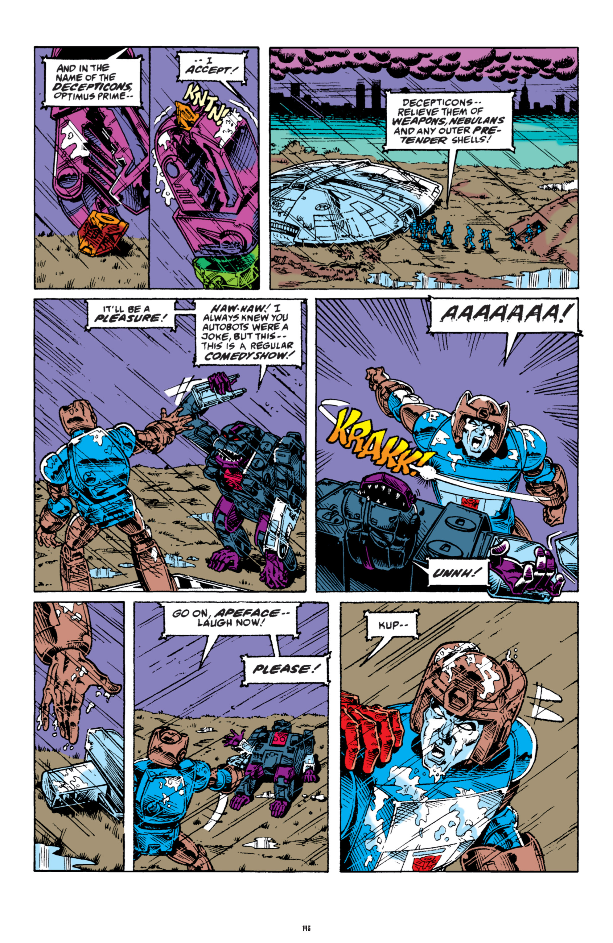 Read online The Transformers Classics comic -  Issue # TPB 6 - 143