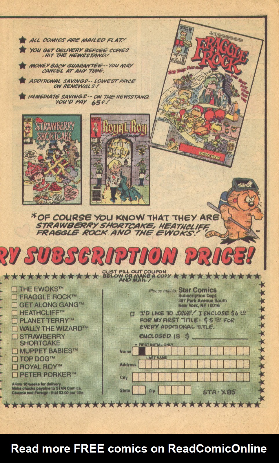Read online Heathcliff comic -  Issue #1 - 19