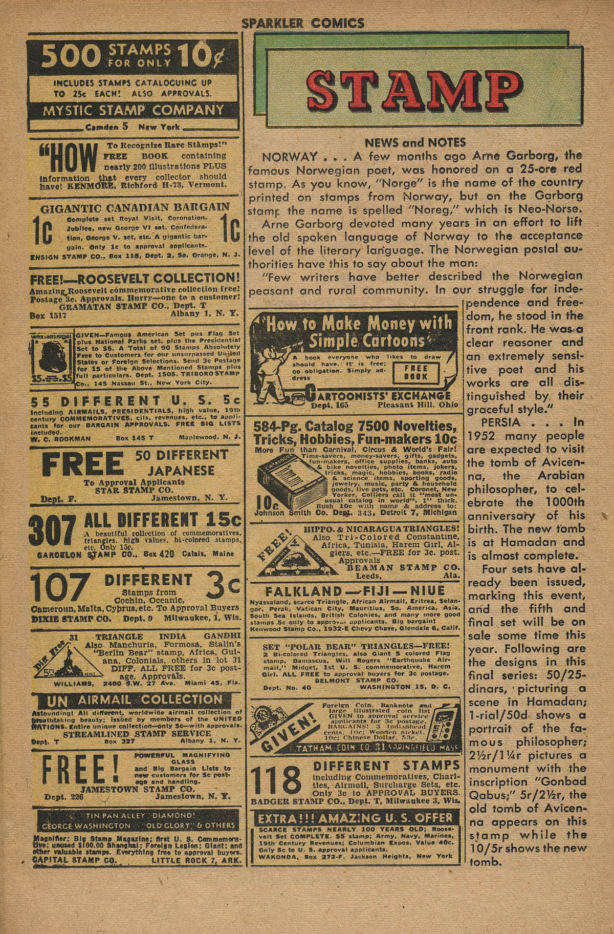 Read online Sparkler Comics comic -  Issue #99 - 18