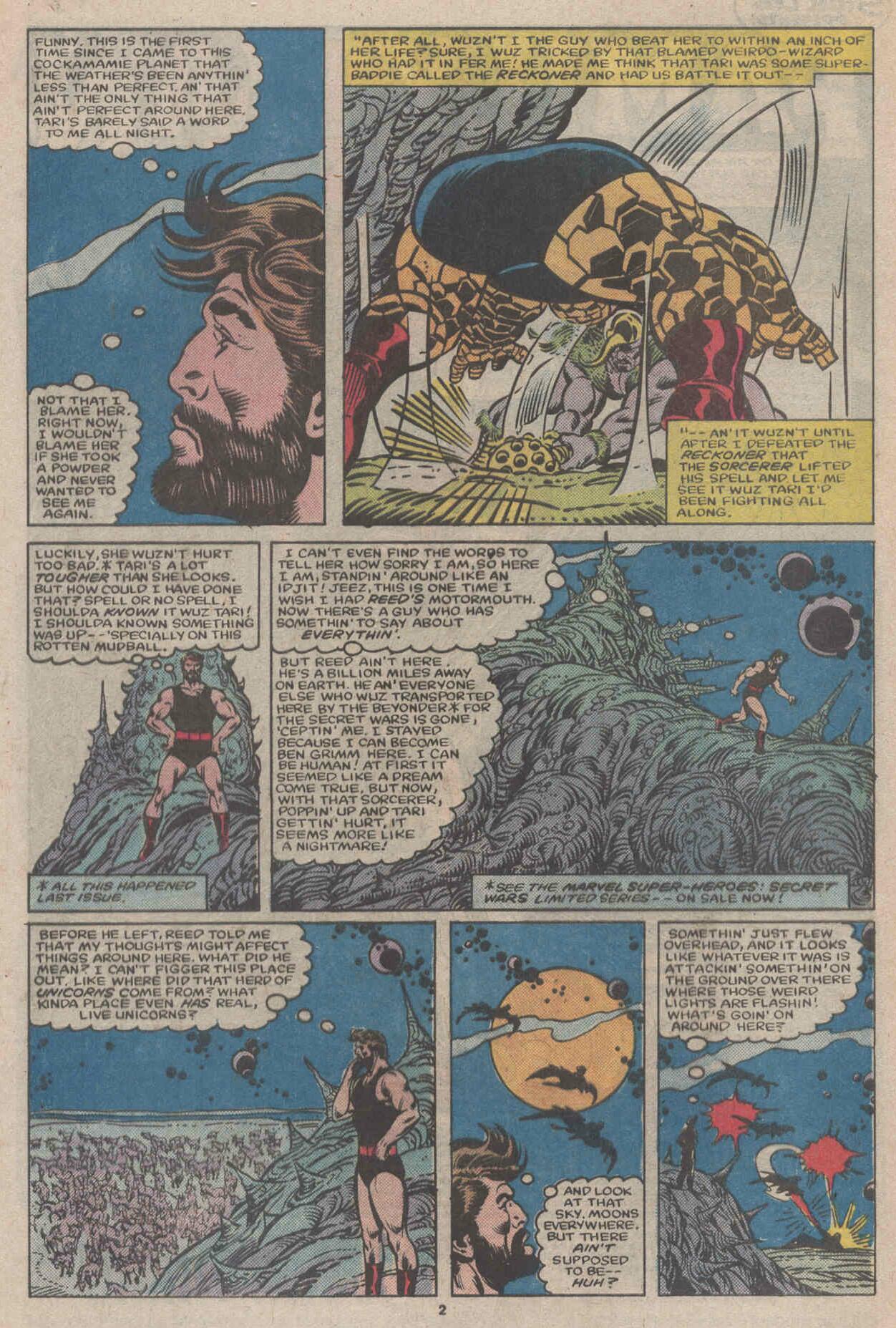Read online The Thing comic -  Issue #18 - 4