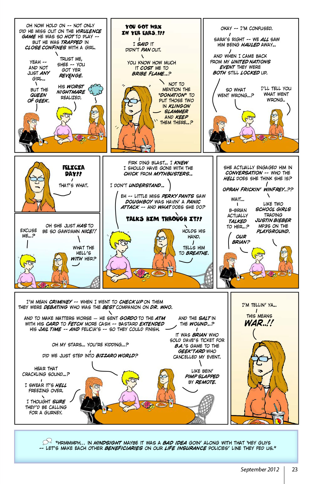 Read online Knights of the Dinner Table comic -  Issue #191 - 25