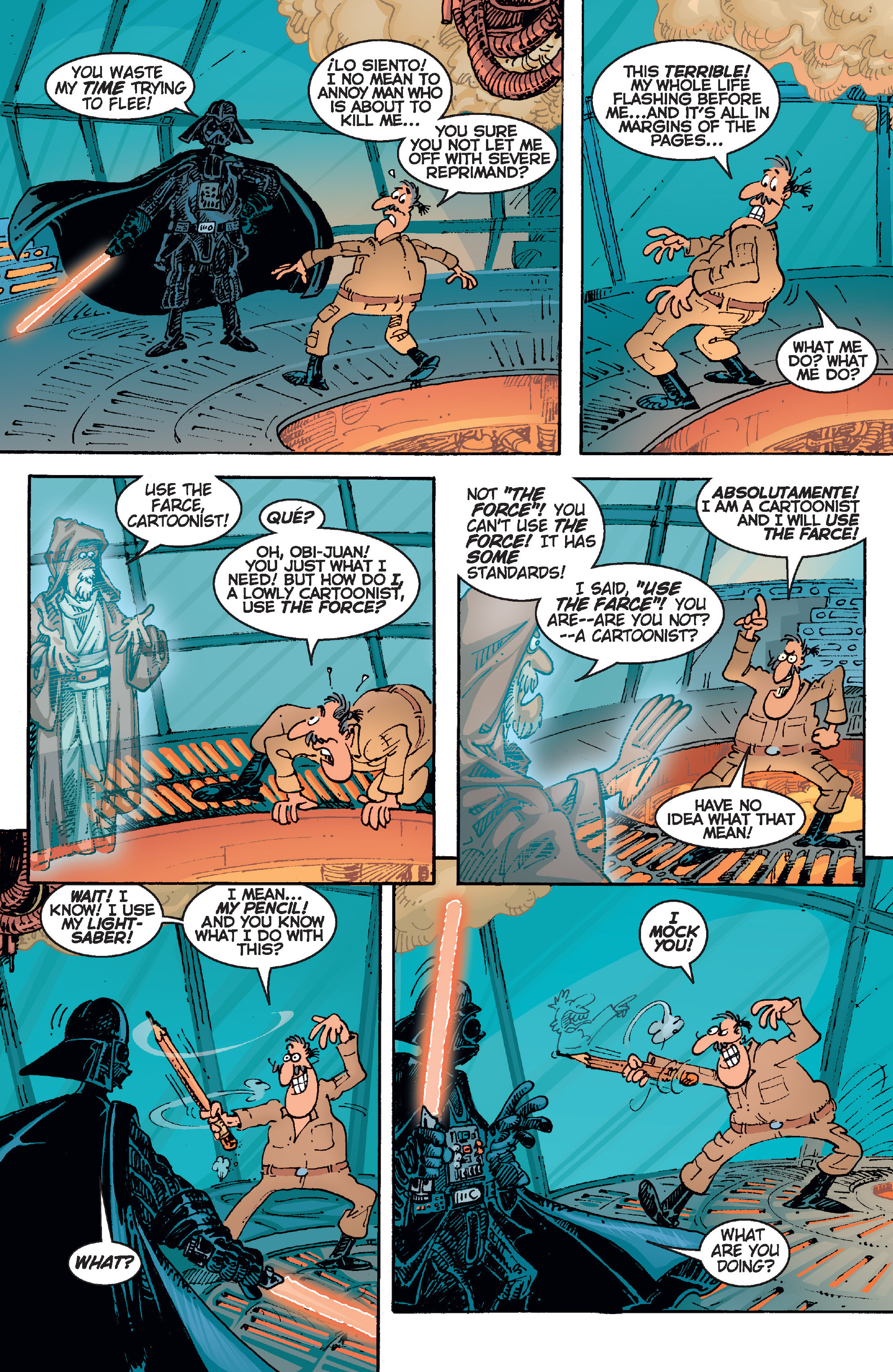 Read online Sergio Aragonés Stomps Star Wars comic -  Issue # Full - 19
