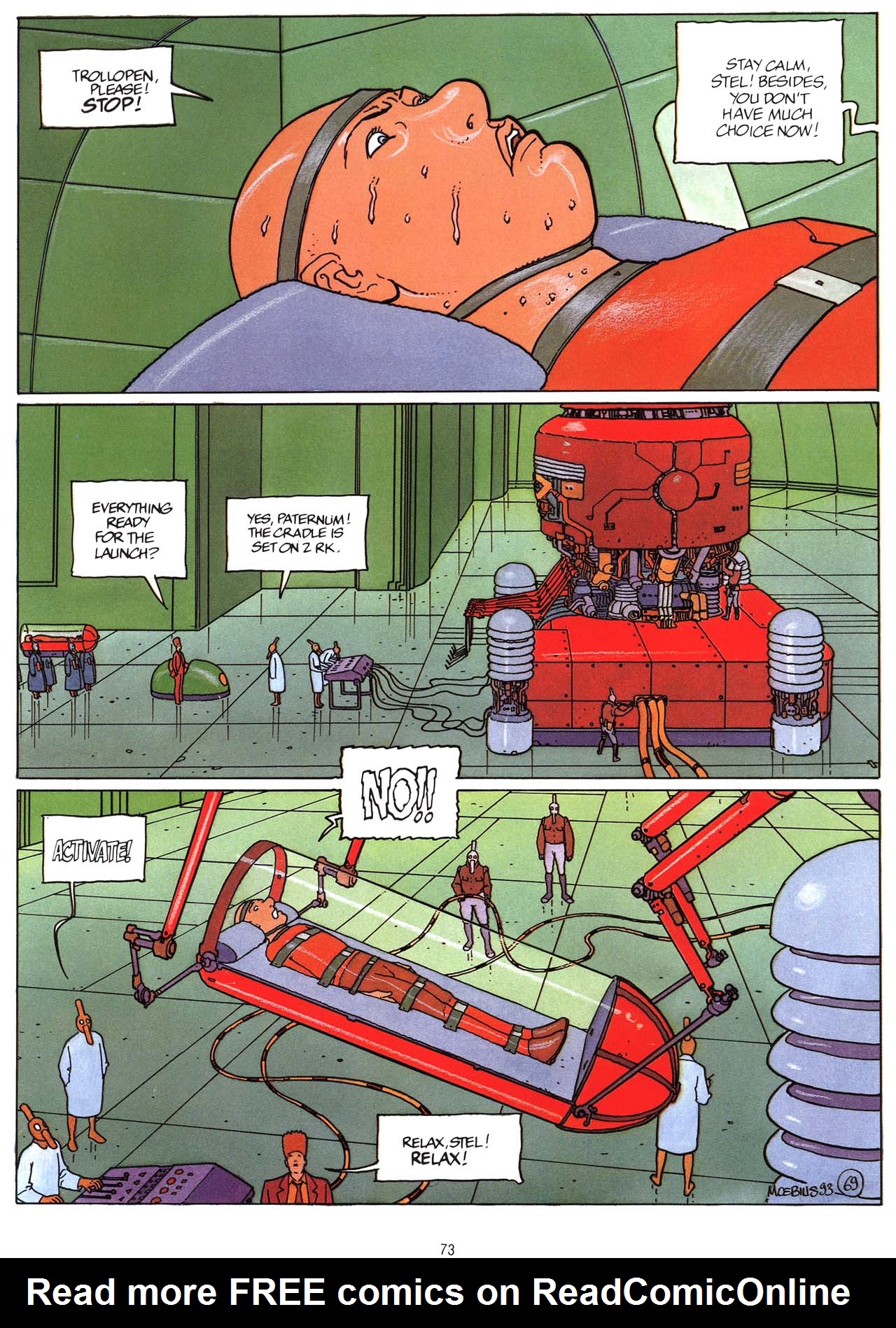 Read online Epic Graphic Novel: Moebius comic -  Issue # TPB 9 - 75