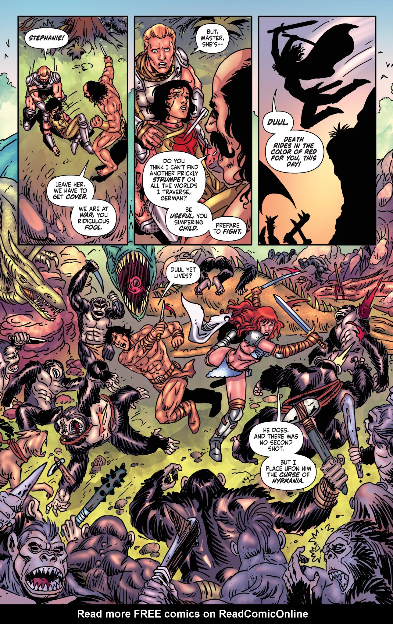 Read online Red Sonja/Tarzan comic -  Issue #6 - 19