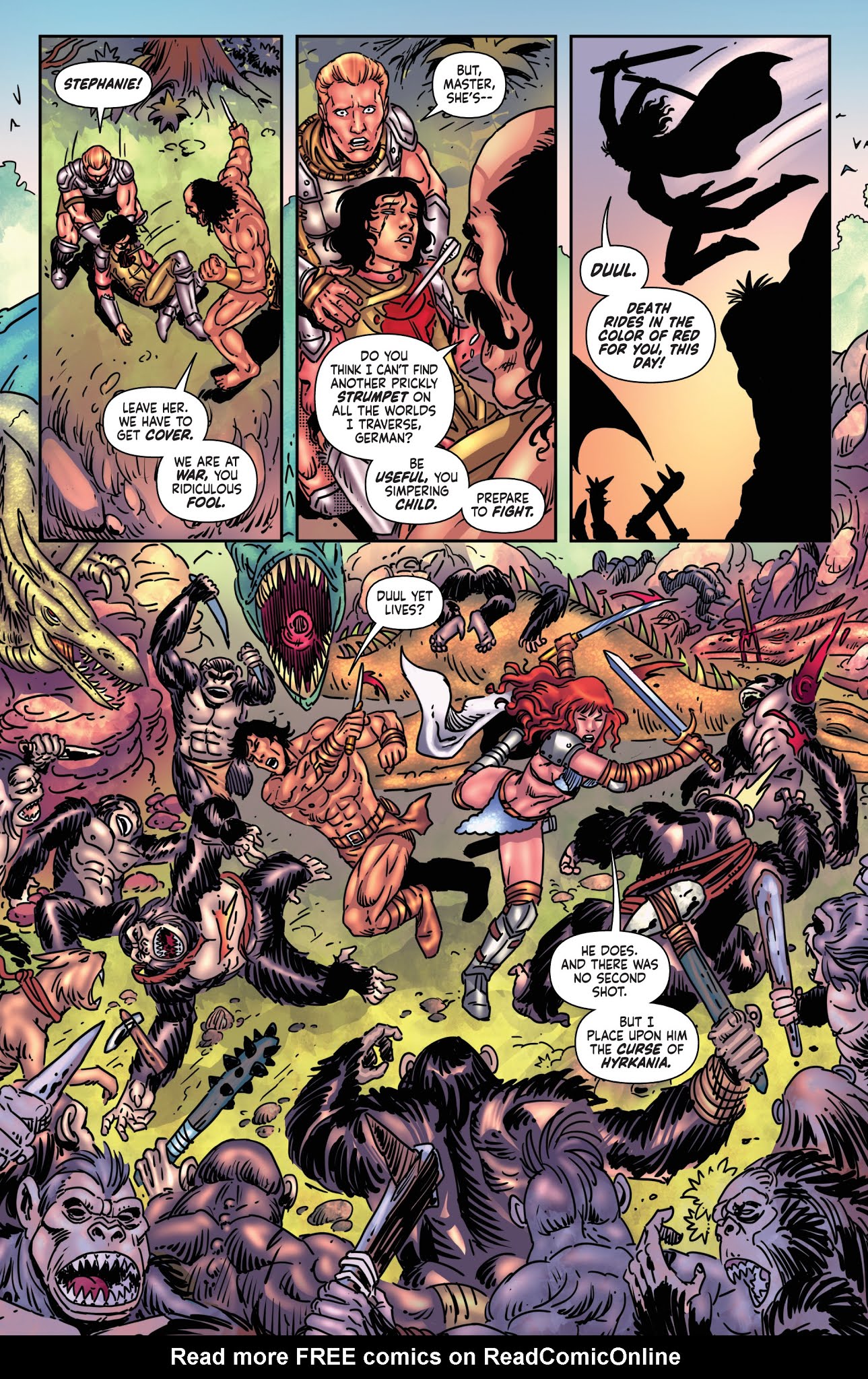 Read online Red Sonja/Tarzan comic -  Issue #6 - 19