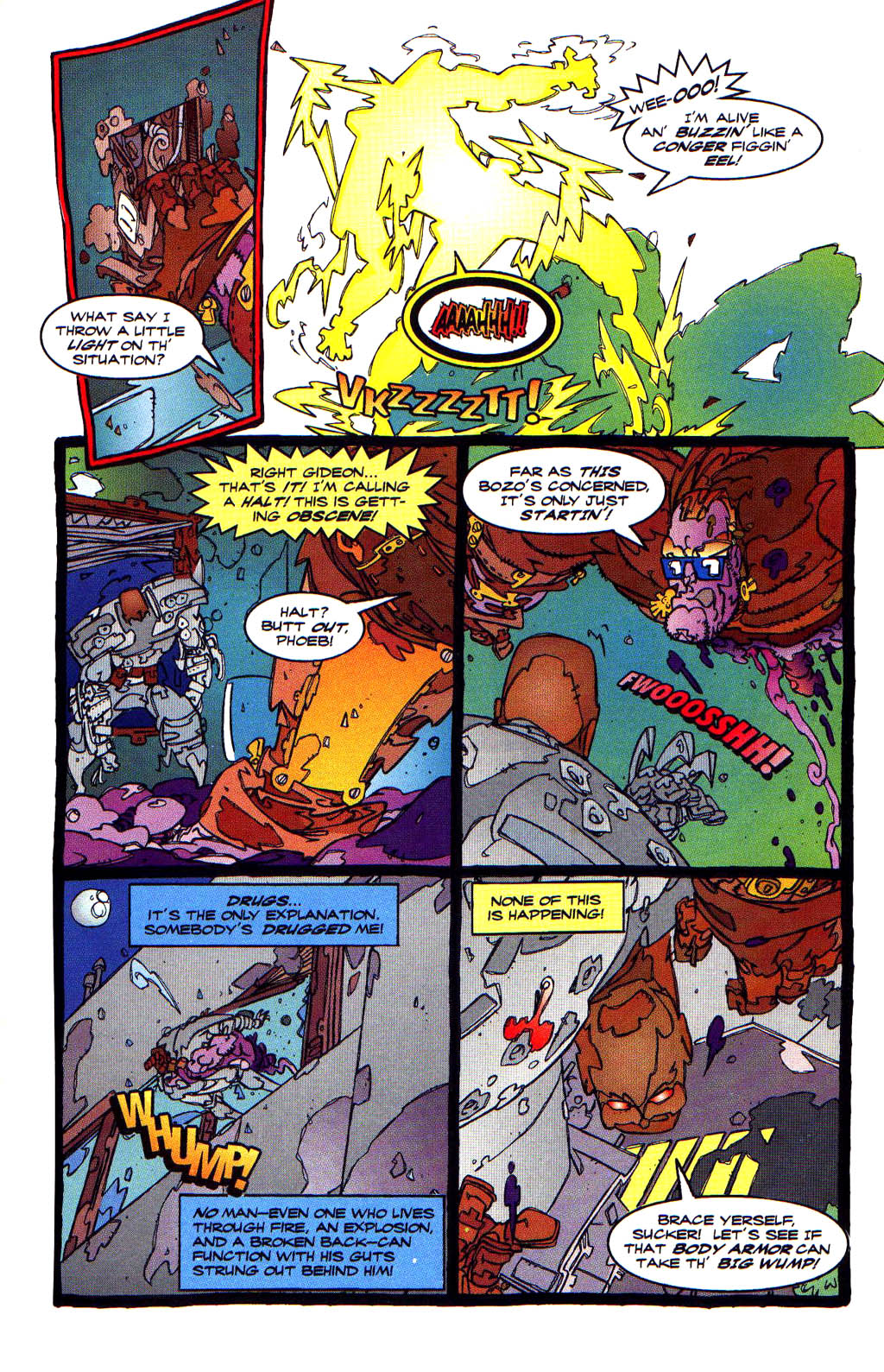Read online Images of ShadowHawk comic -  Issue #3 - 16