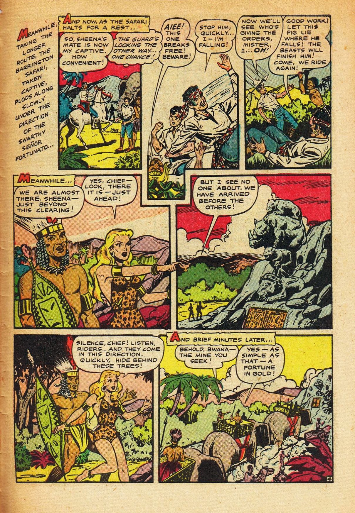 Read online Sheena, Queen of the Jungle (1942) comic -  Issue #11 - 31