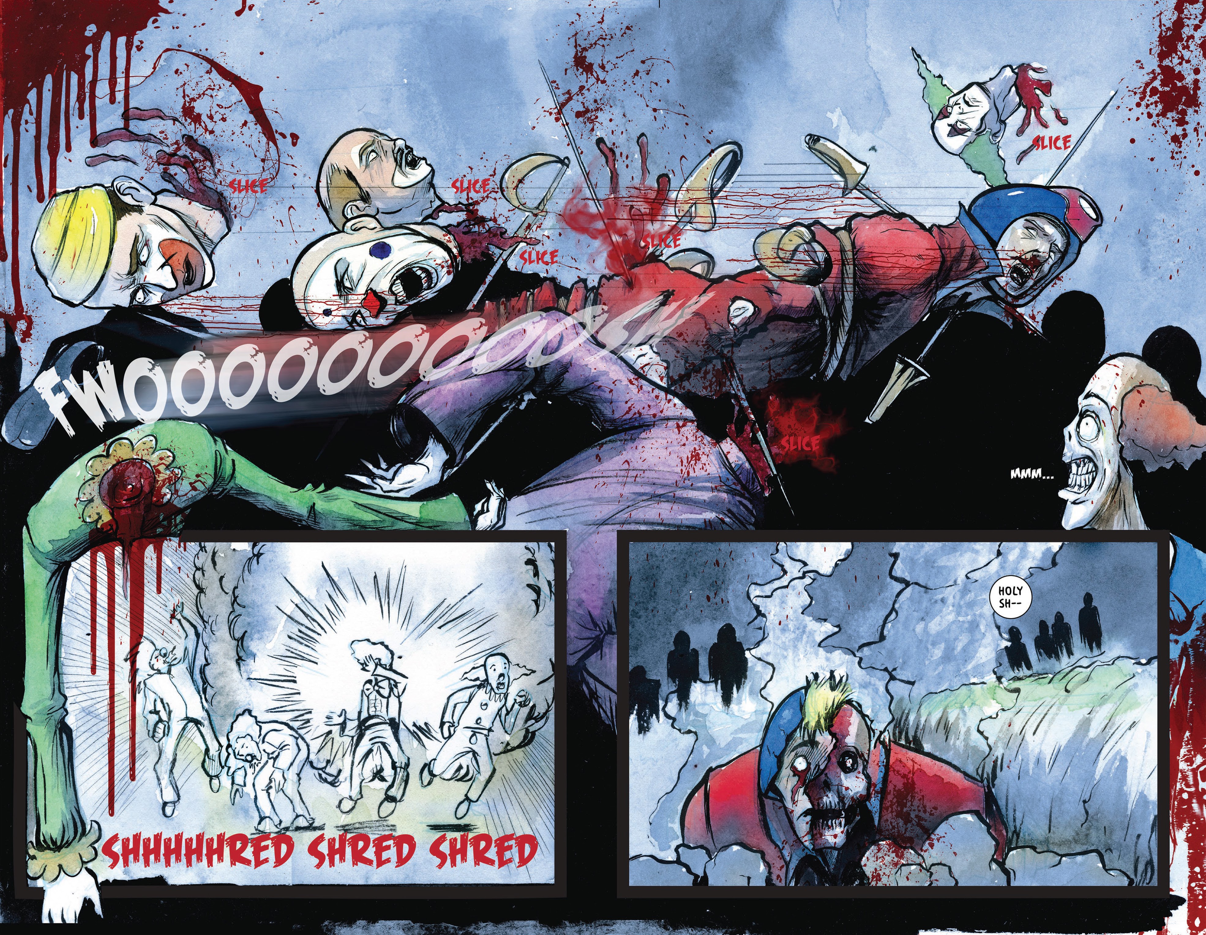 Read online Made Up: Zombie Clown Circus comic -  Issue # Full - 46