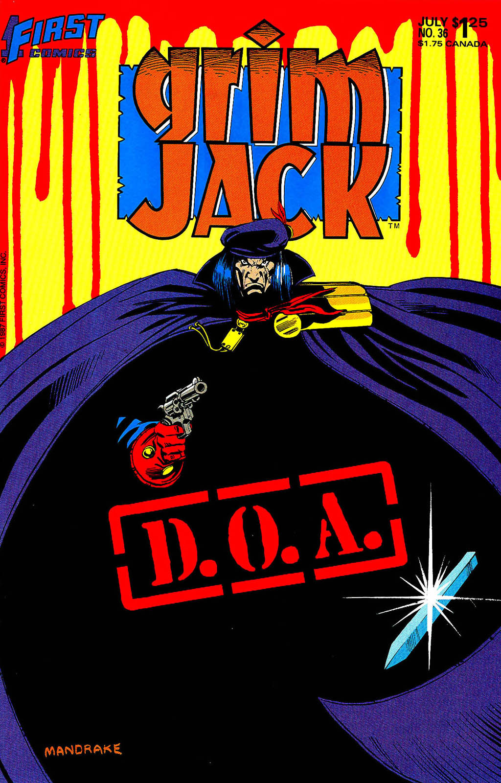 Read online Grimjack comic -  Issue #36 - 1
