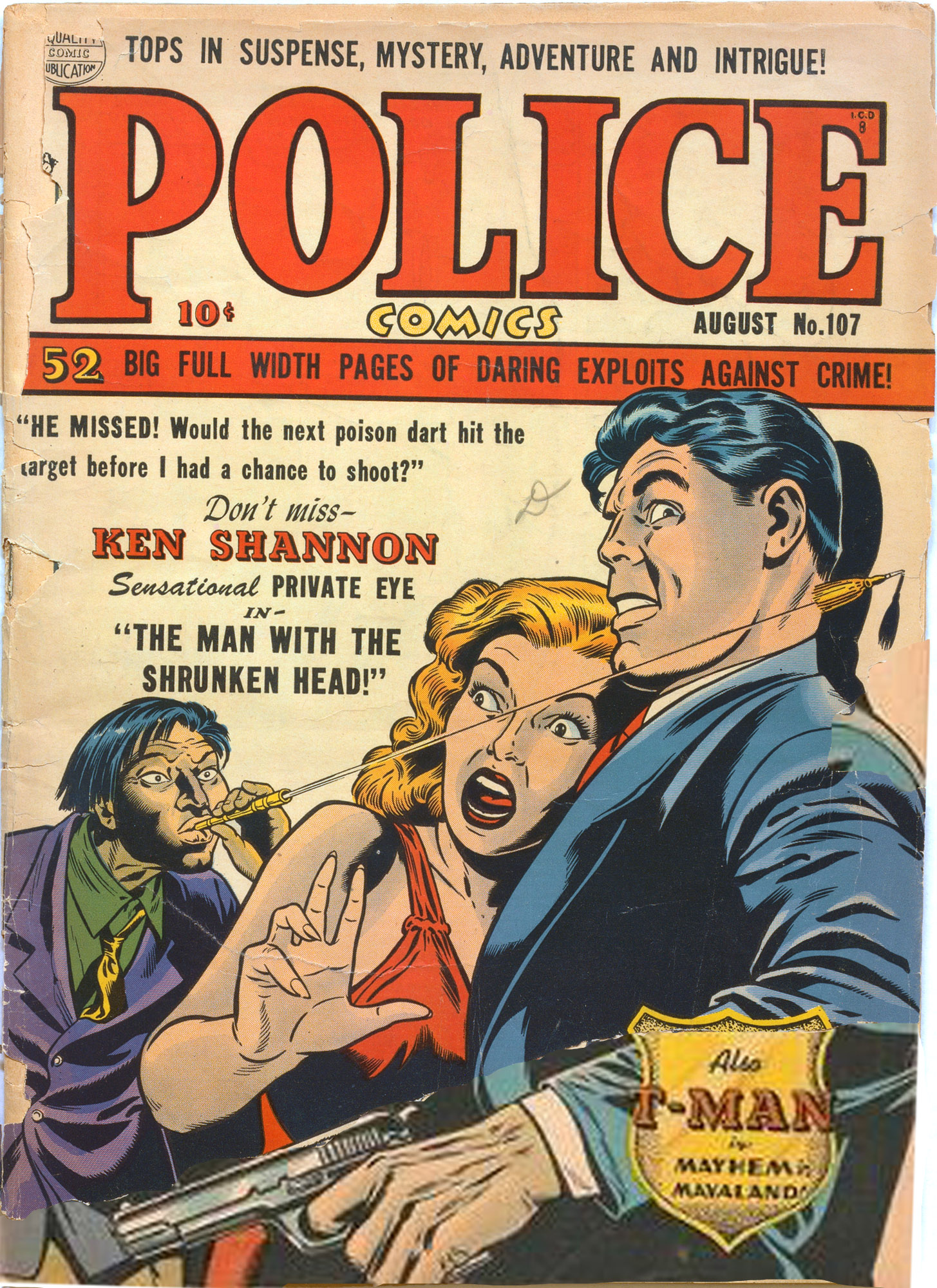 Read online Police Comics comic -  Issue #107 - 1