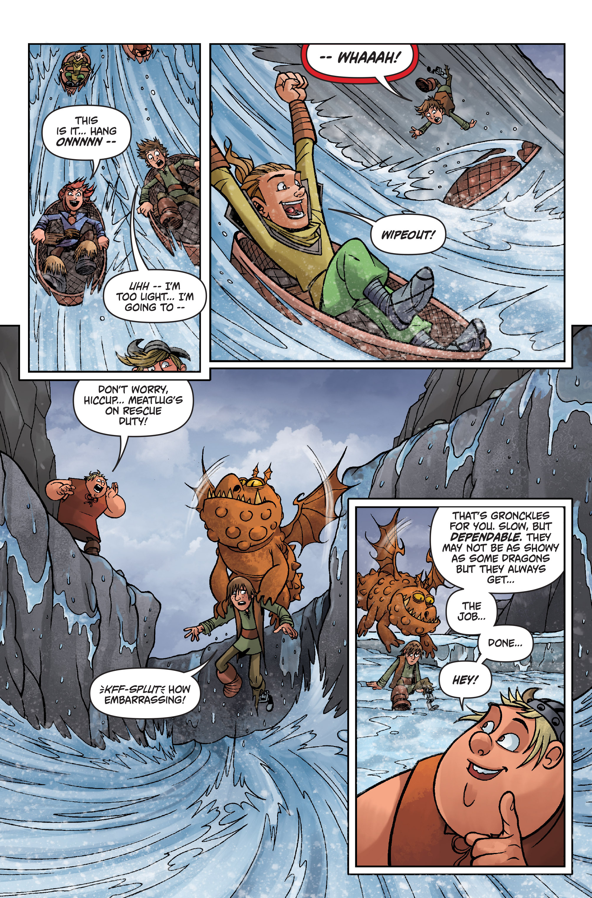 Read online DreamWorks Dragons: Defenders of Berk Collection: Fire & Ice comic -  Issue # TPB - 101