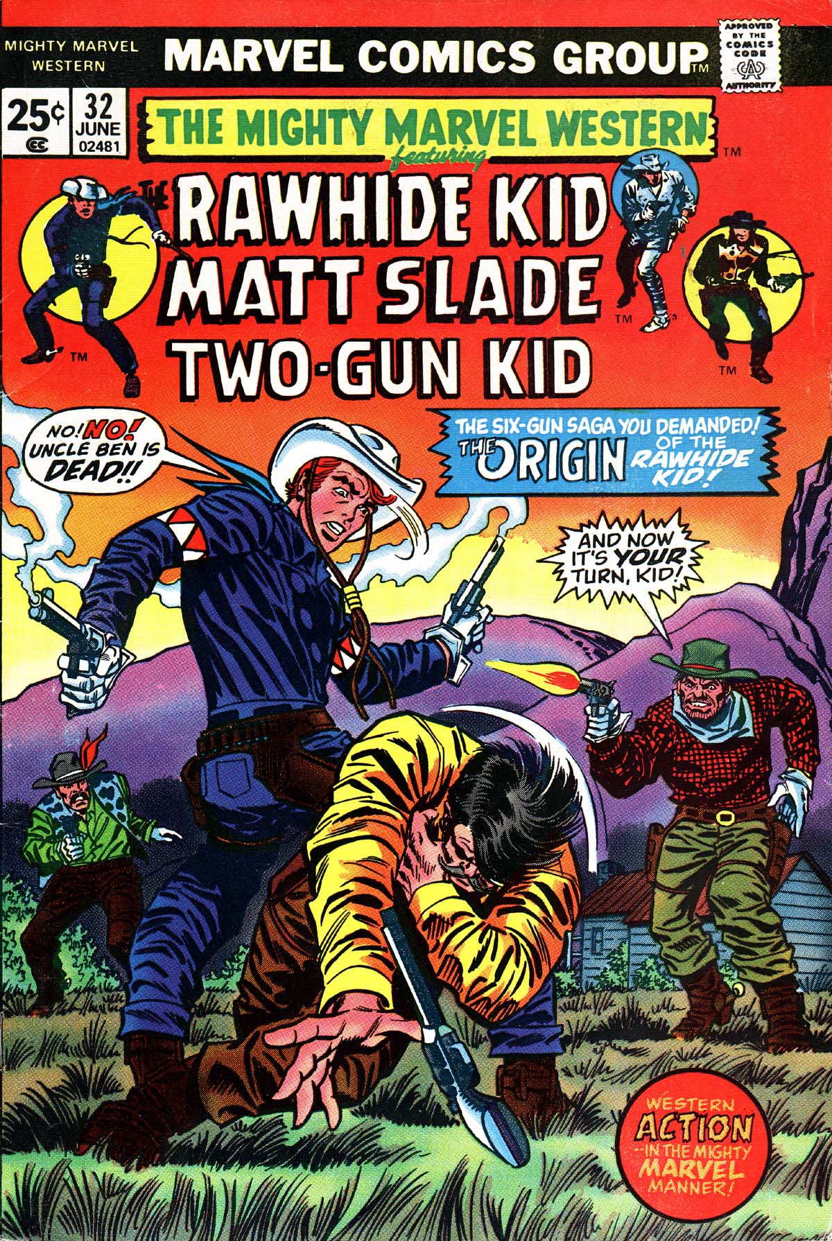 Read online The Mighty Marvel Western comic -  Issue #32 - 1