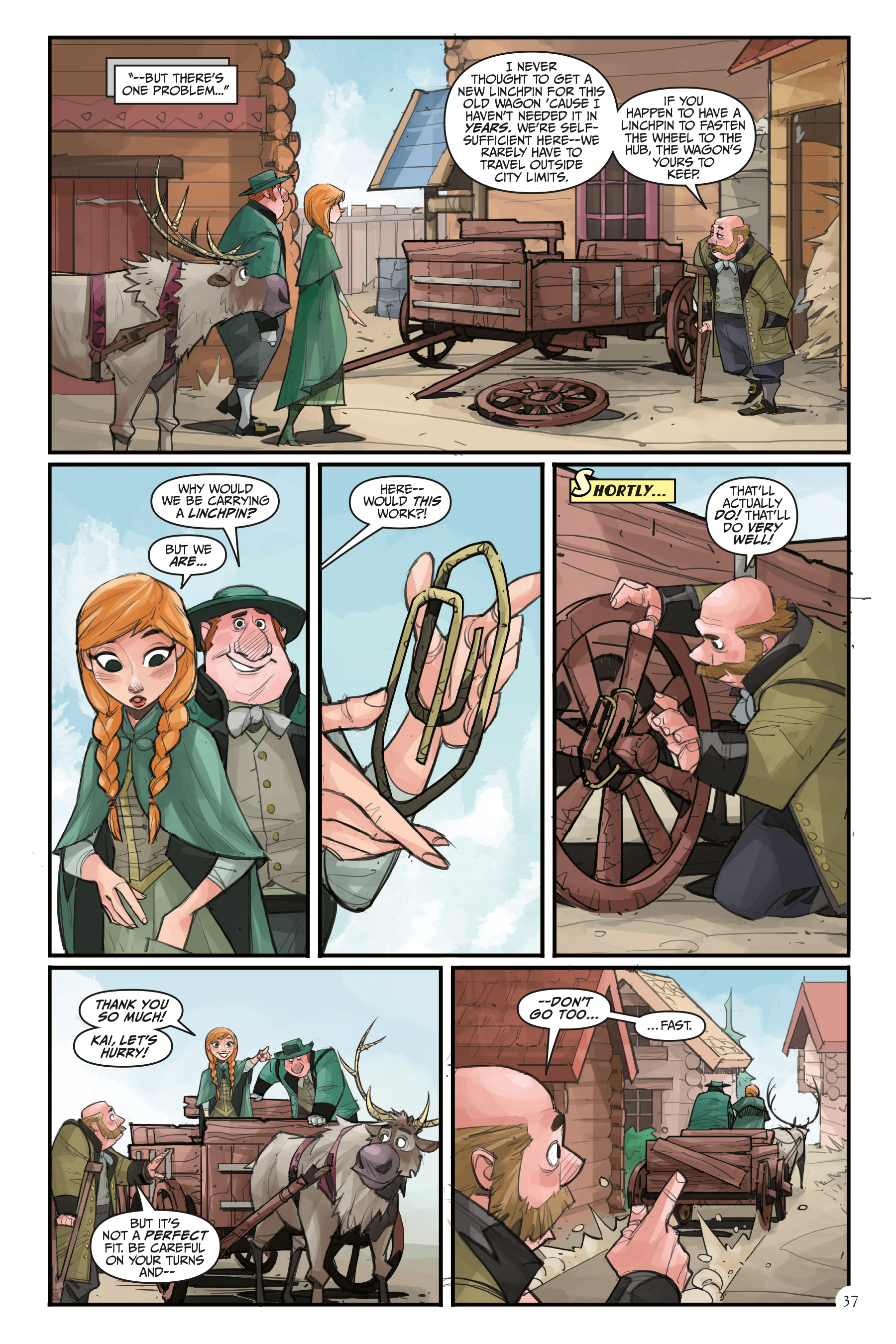 Read online Disney Frozen: Reunion Road comic -  Issue # _TPB - 36