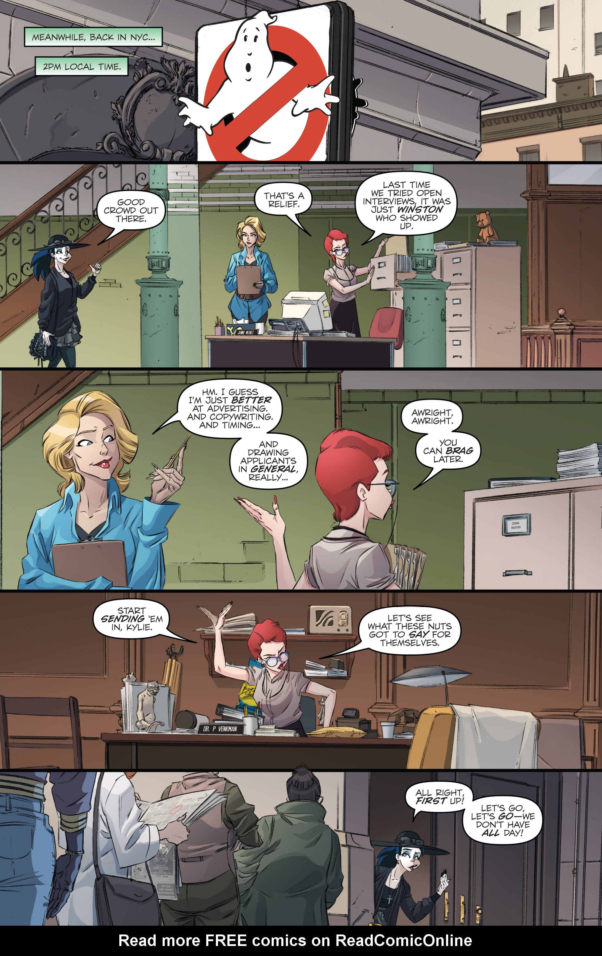 Read online Ghostbusters: International comic -  Issue #3 - 10