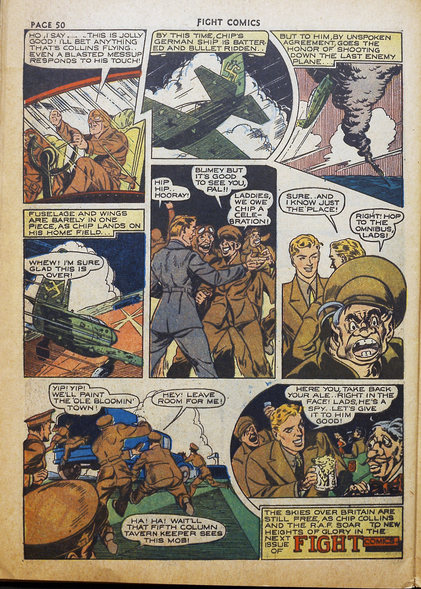 Read online Fight Comics comic -  Issue #18 - 57