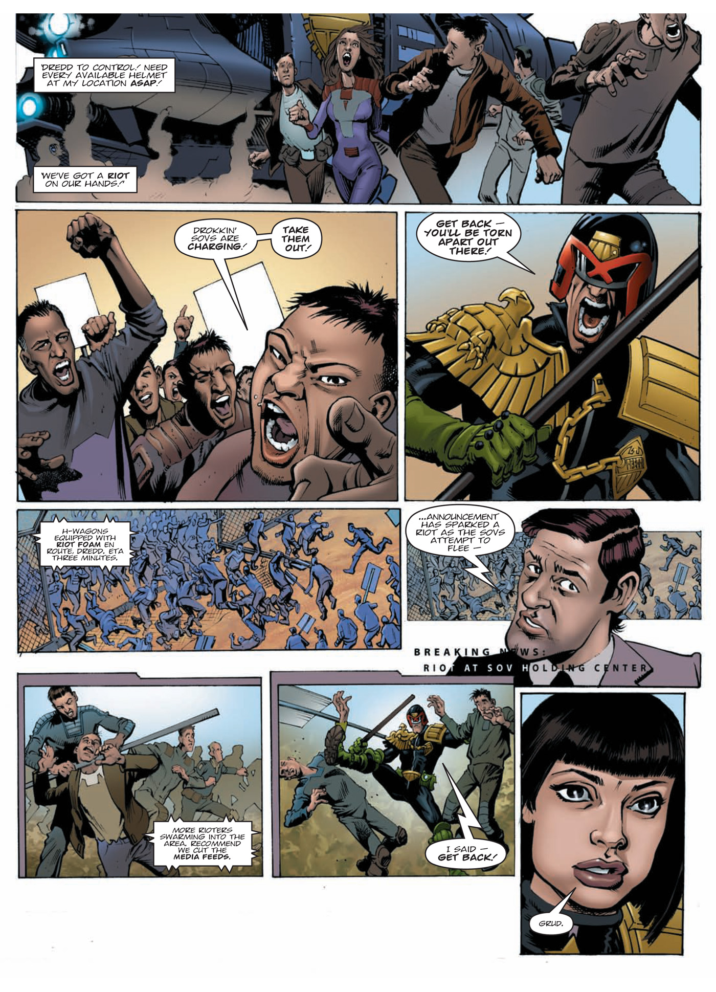 Read online Judge Dredd: Day of Chaos: Fallout comic -  Issue # TPB (Part 2) - 4