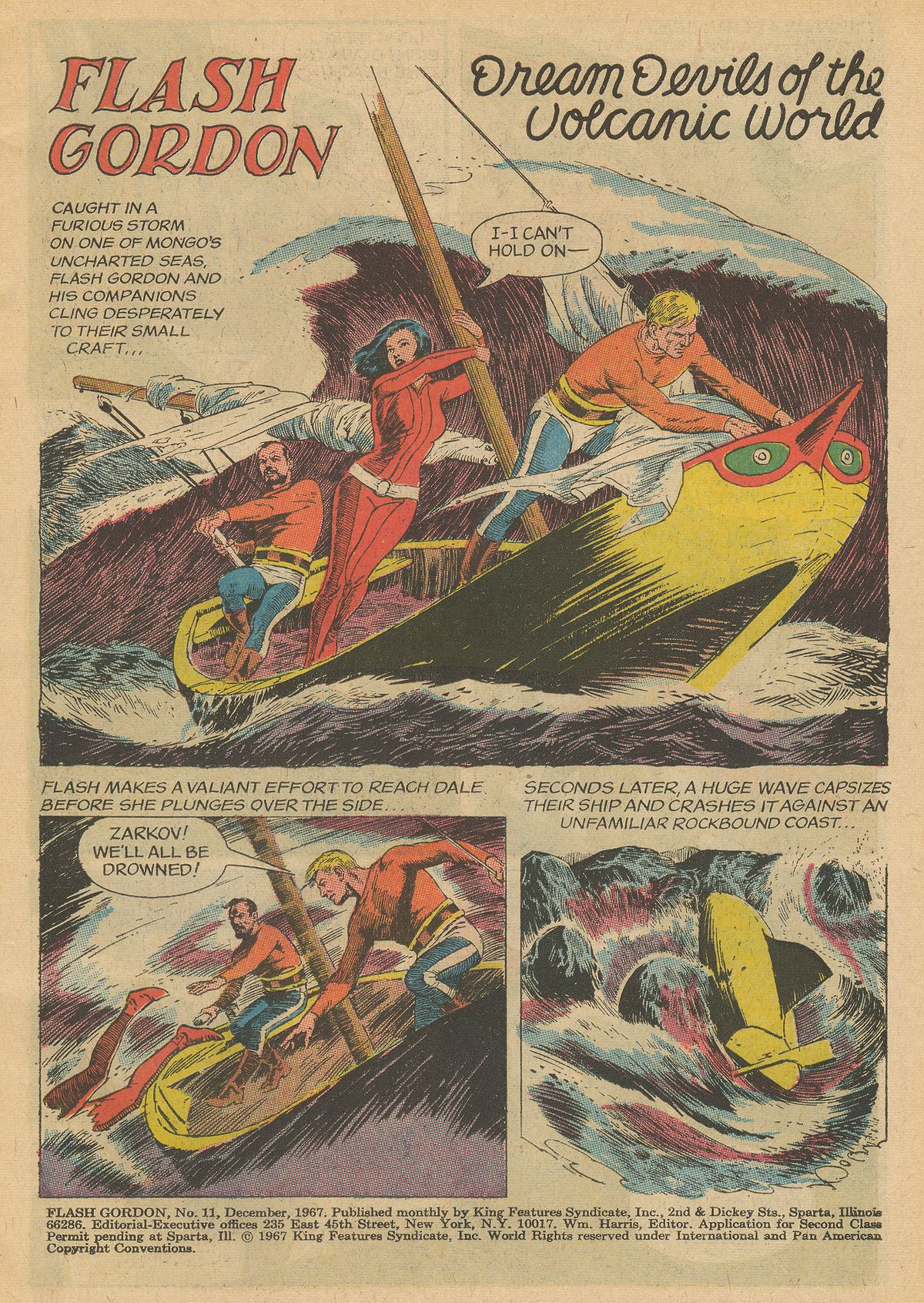 Read online Flash Gordon (1966) comic -  Issue #11 - 3