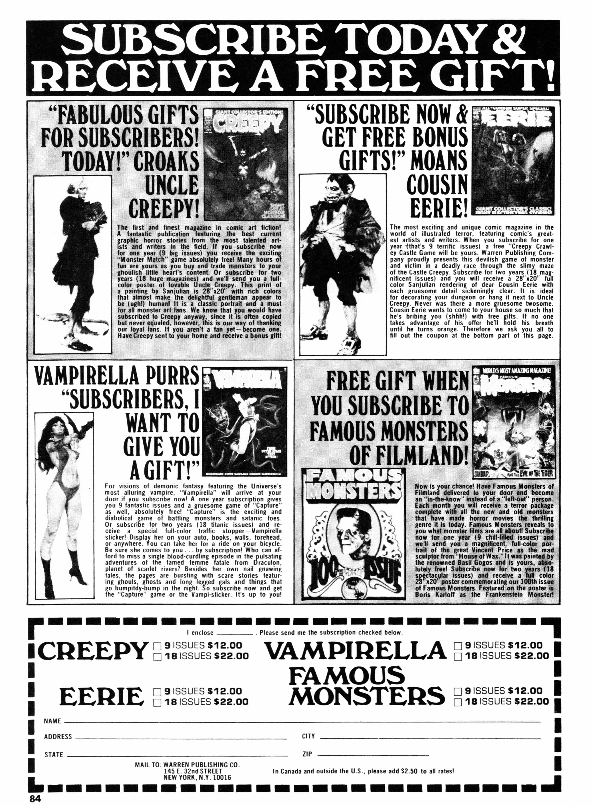 Read online Vampirella (1969) comic -  Issue #63 - 84