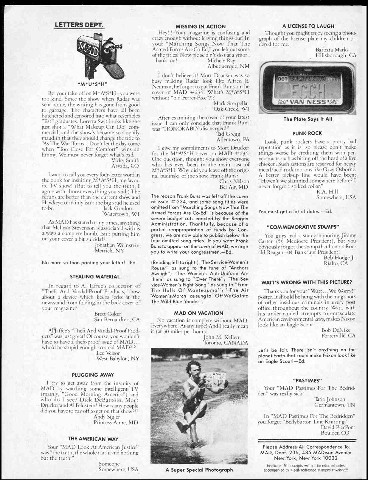 Read online MAD comic -  Issue #236 - 4