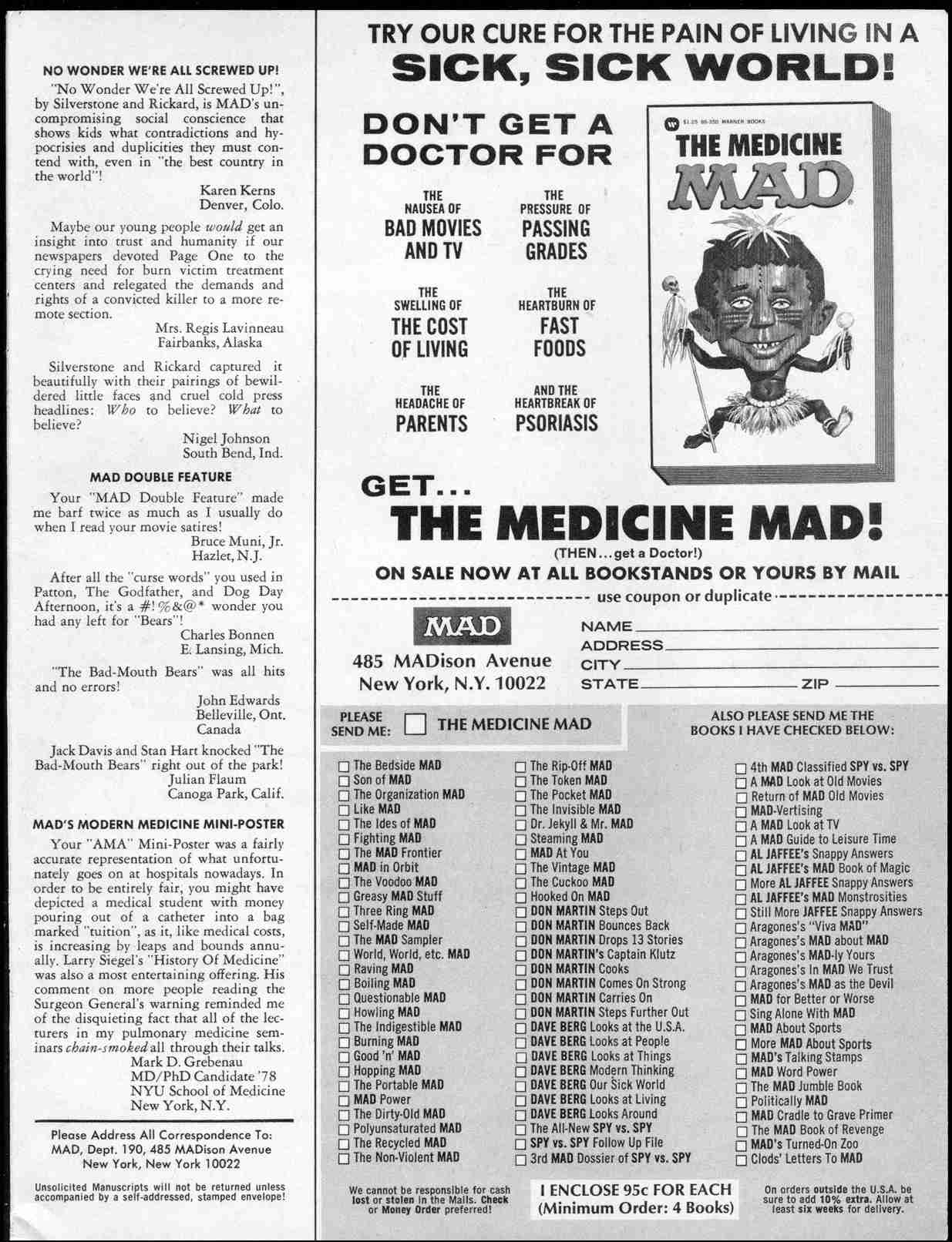 Read online MAD comic -  Issue #190 - 5