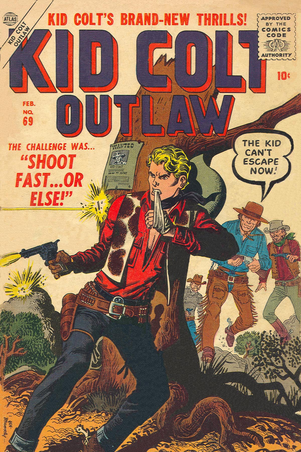 Read online Kid Colt Outlaw comic -  Issue #69 - 1