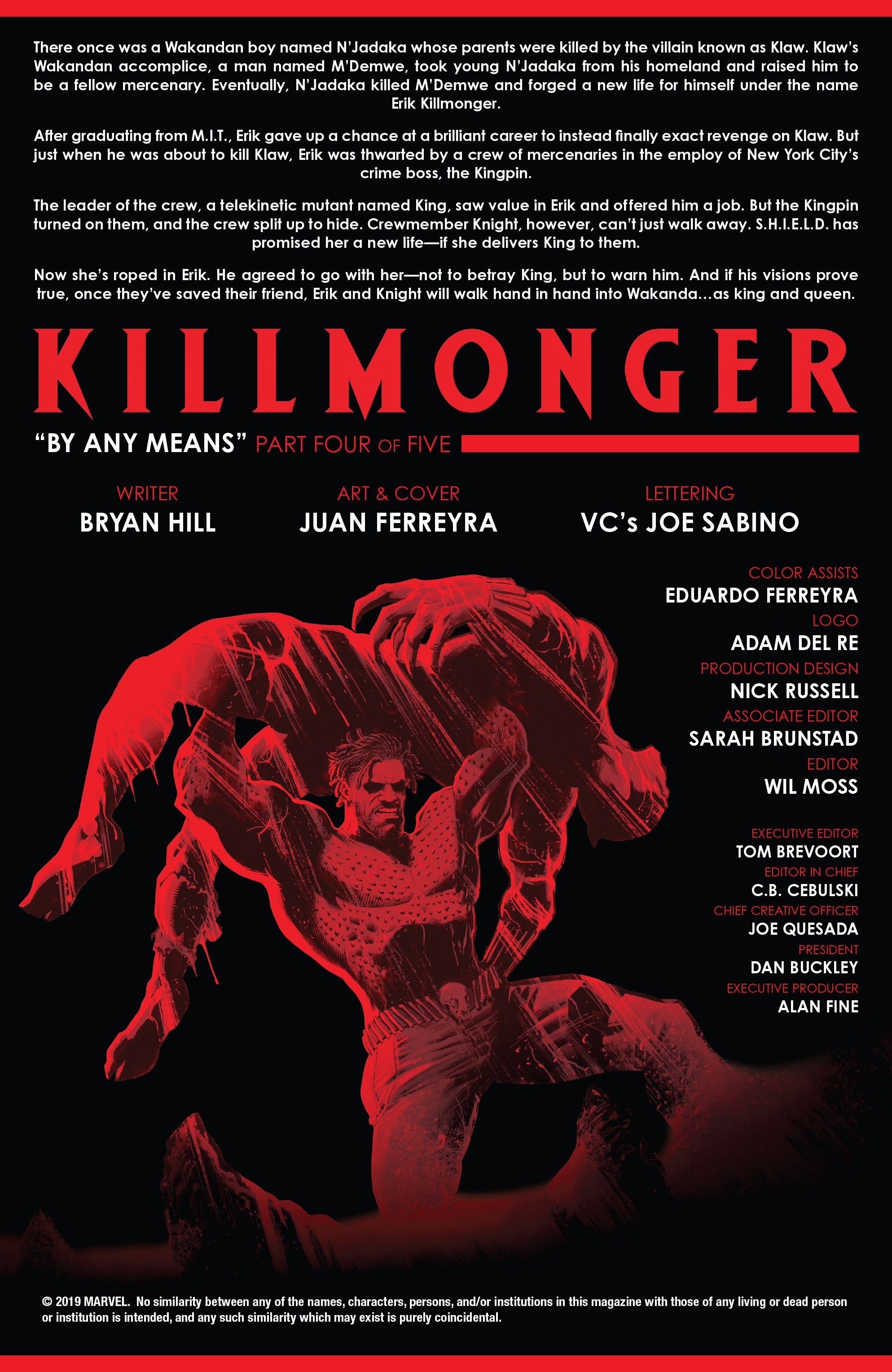 Read online Killmonger comic -  Issue #4 - 2