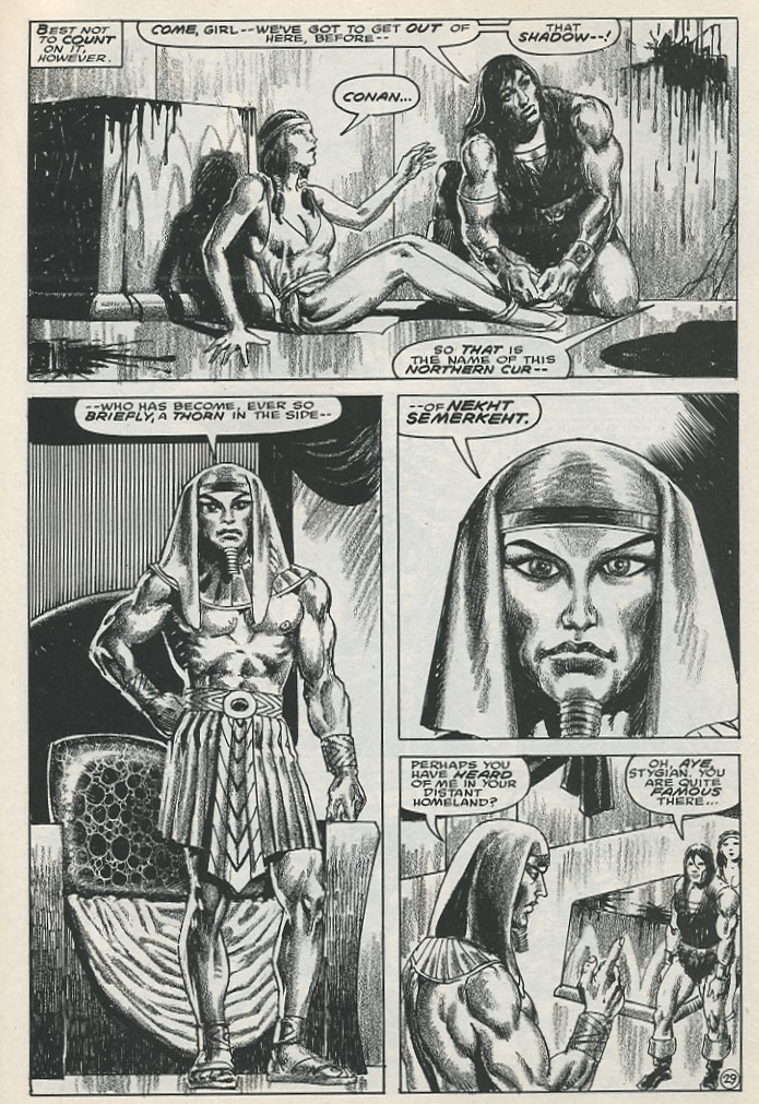 Read online The Savage Sword Of Conan comic -  Issue #223 - 31
