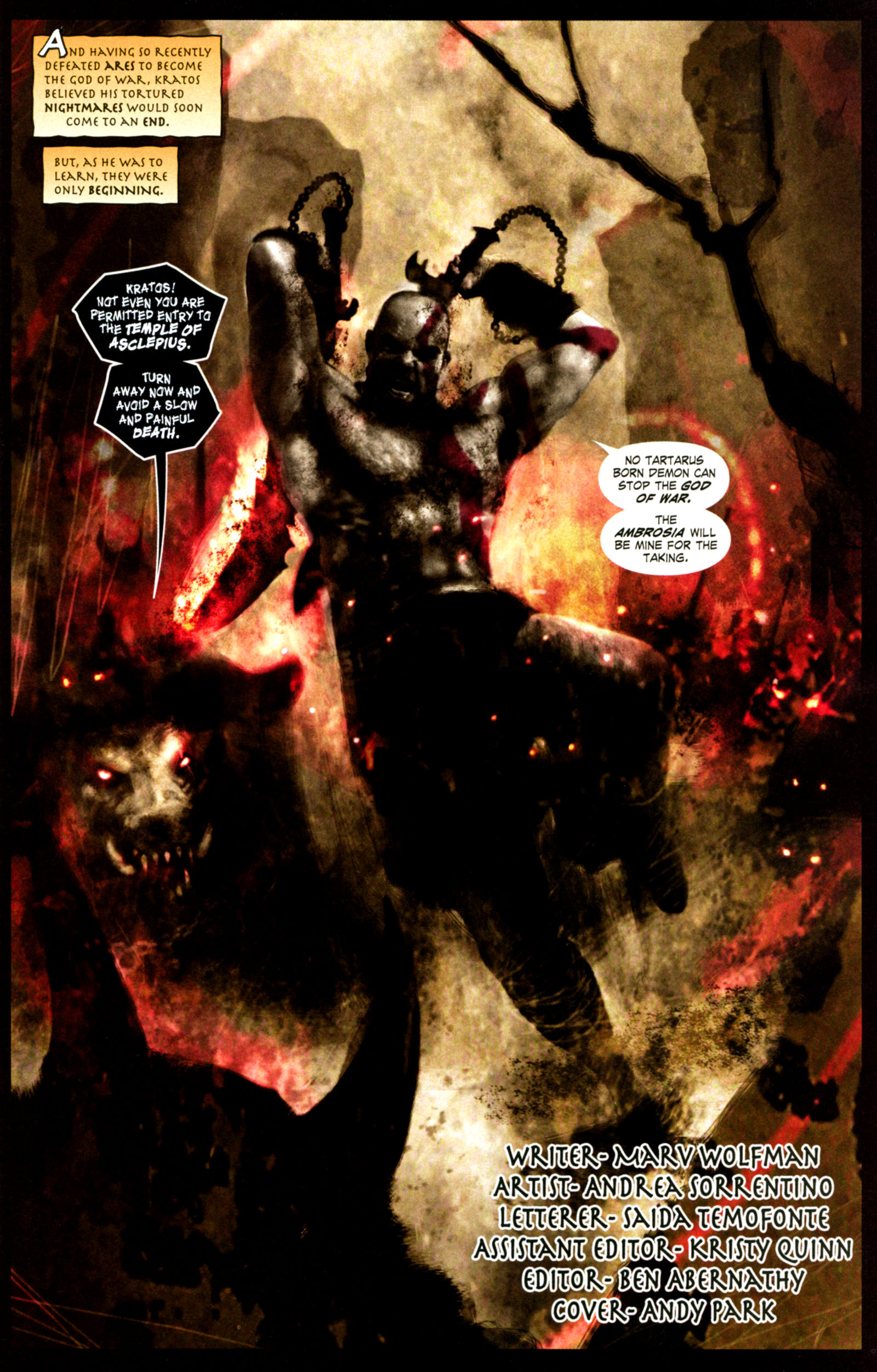 Read online God of War comic -  Issue #1 - 2