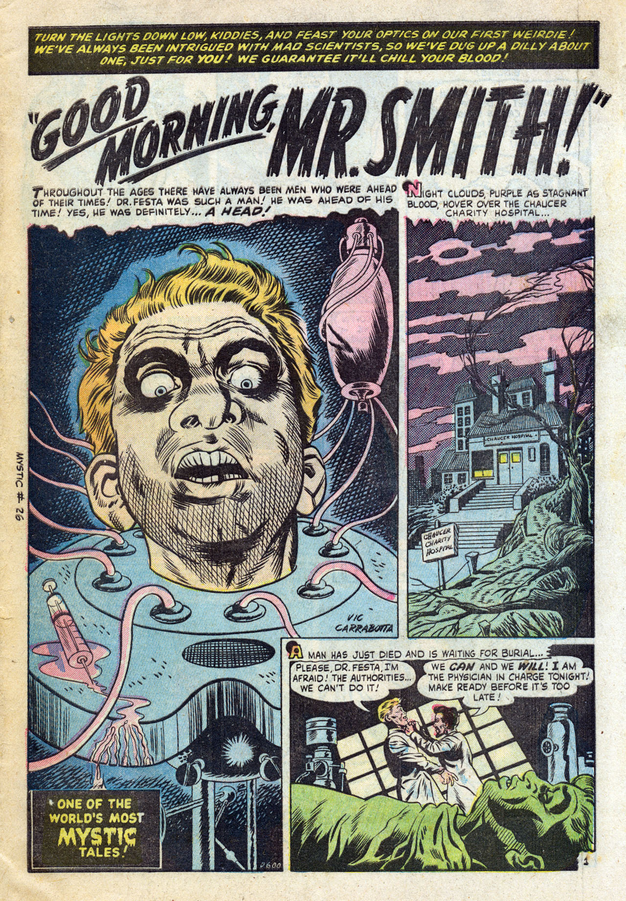 Read online Mystic (1951) comic -  Issue #26 - 3