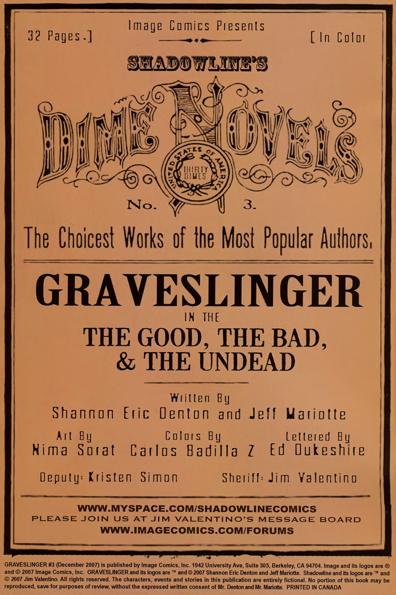 Read online Graveslinger comic -  Issue #3 - 2