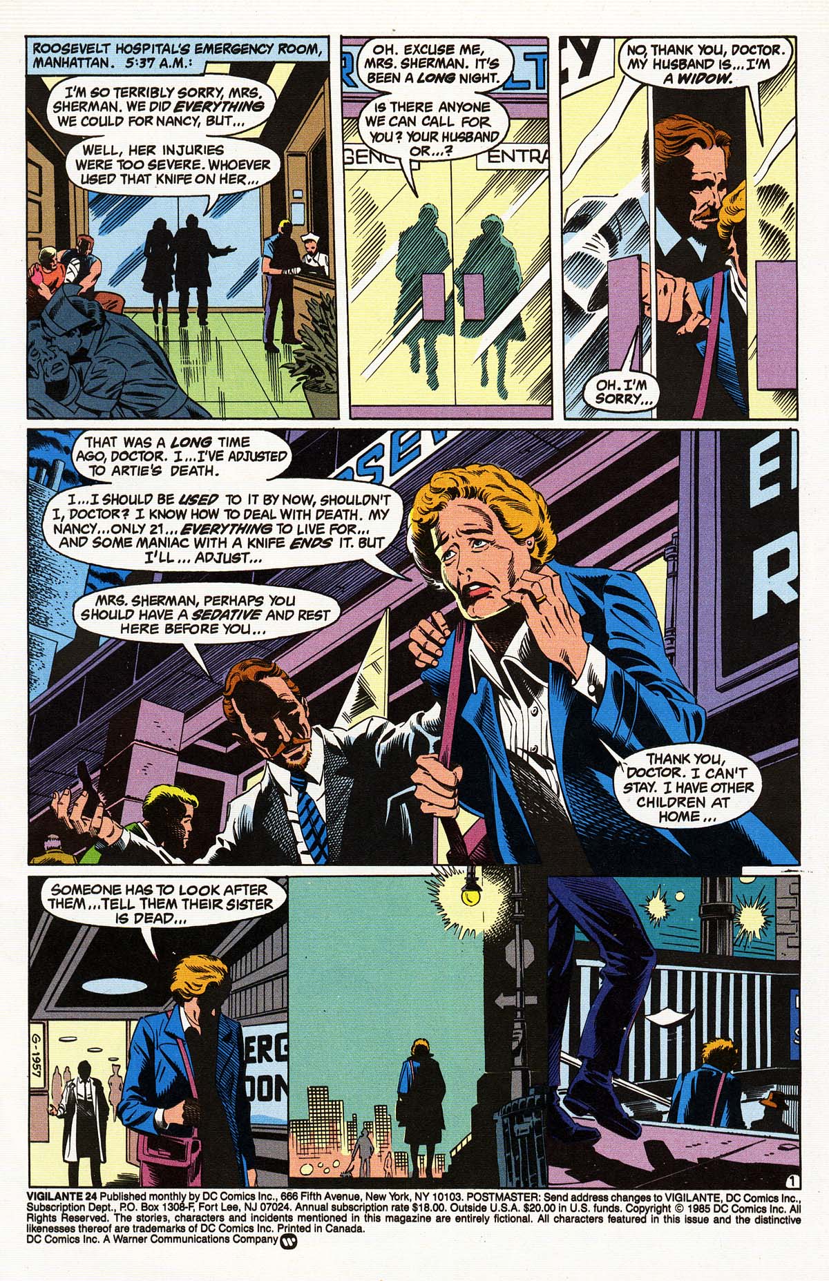 Read online Vigilante (1983) comic -  Issue #24 - 3