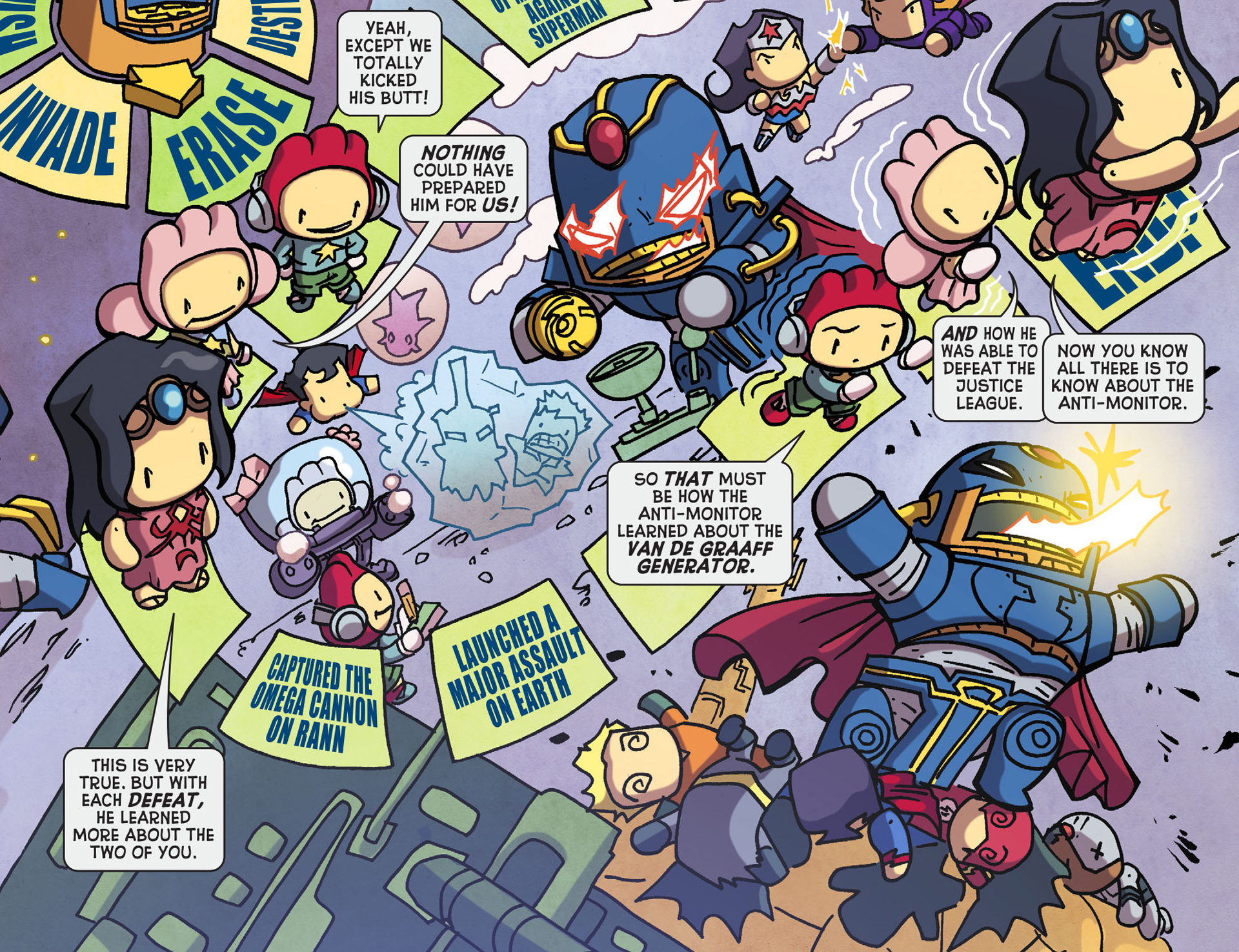 Read online Scribblenauts Unmasked: A Crisis of Imagination comic -  Issue #15 - 17