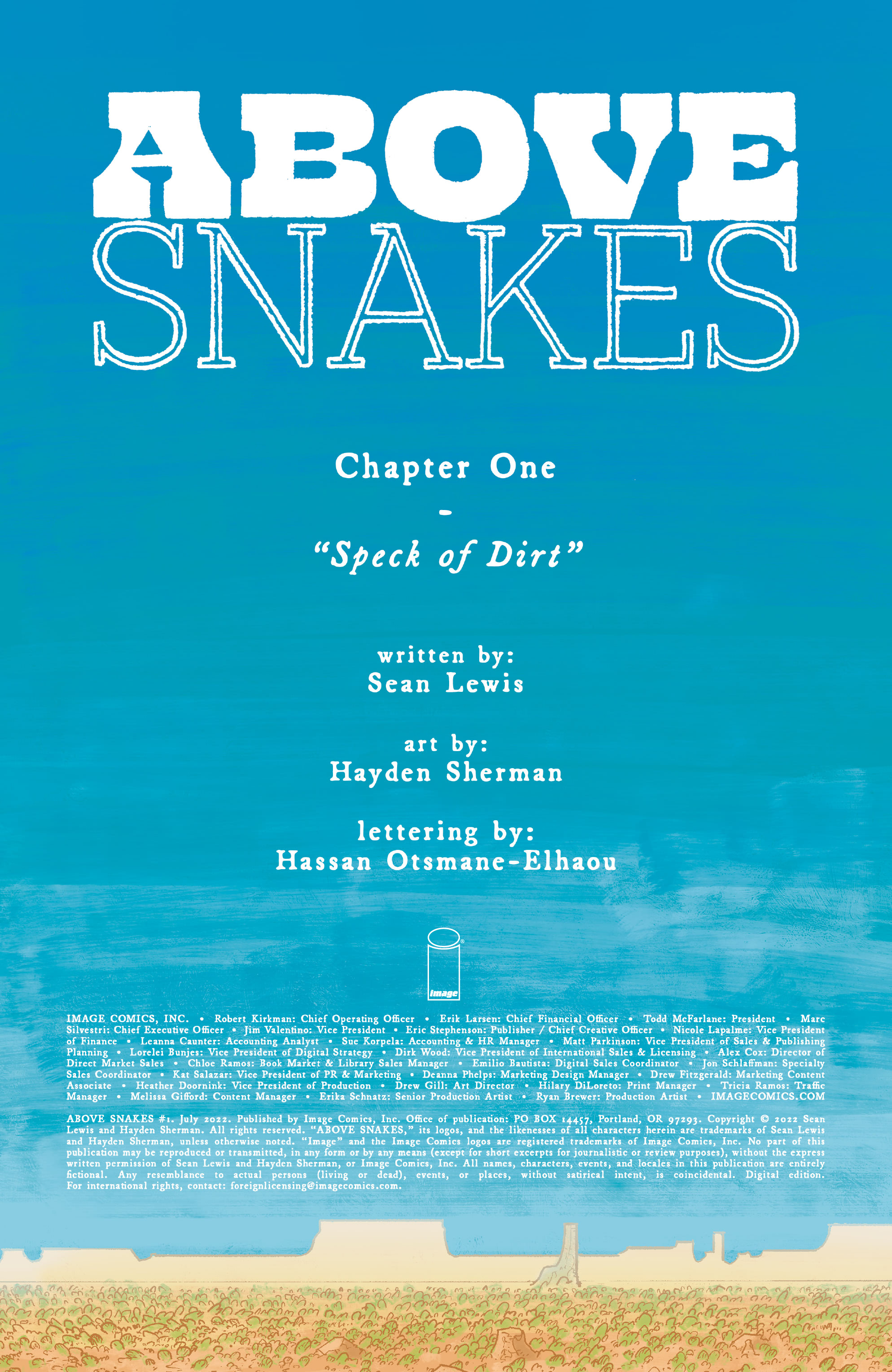 Read online Above Snakes comic -  Issue #1 - 2