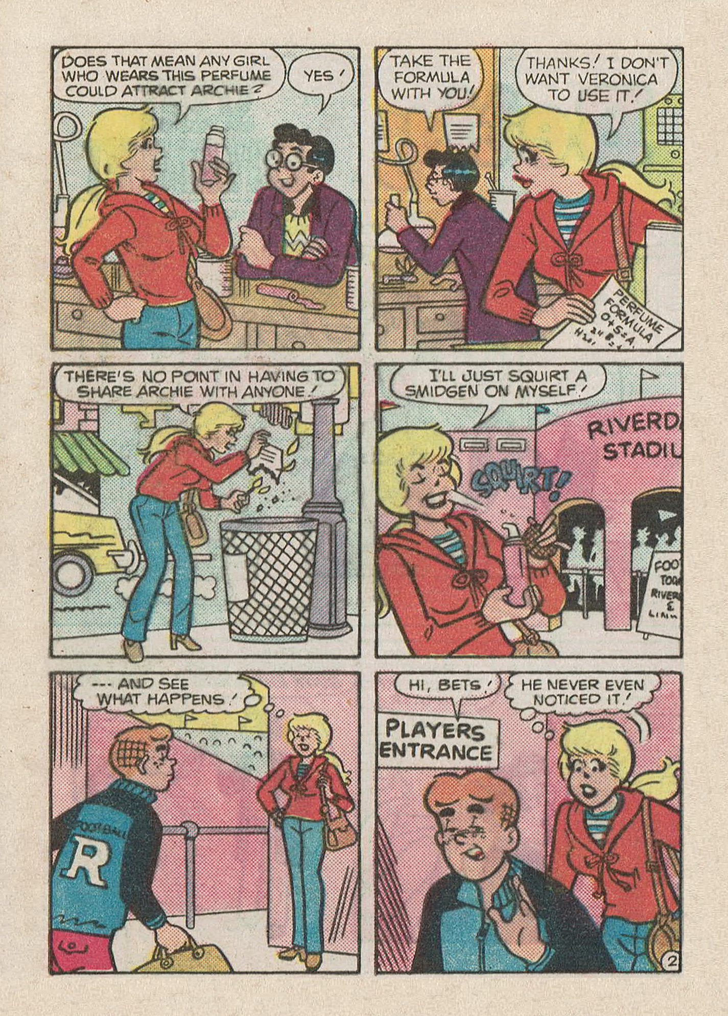 Read online Betty and Veronica Digest Magazine comic -  Issue #28 - 100