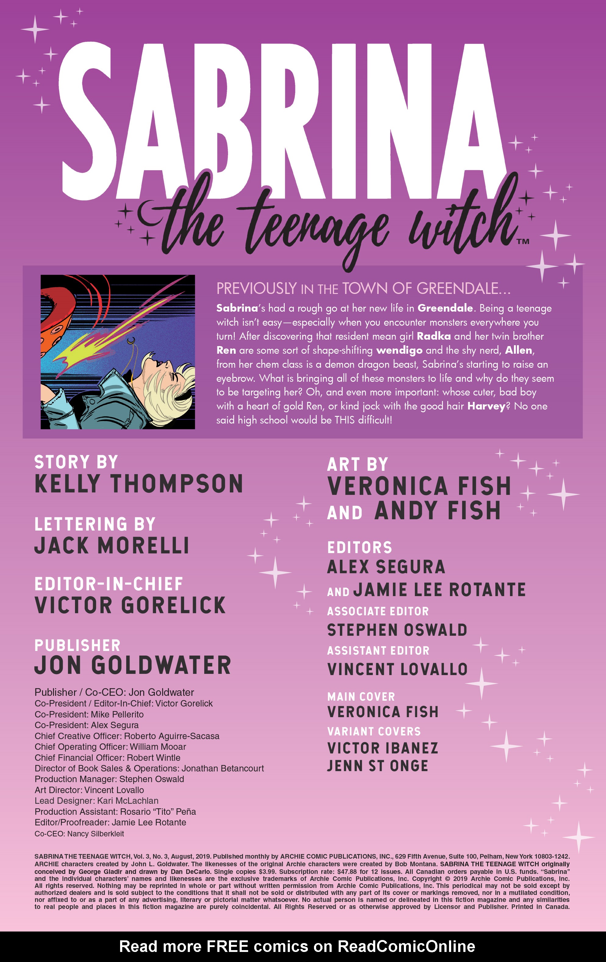 Read online Sabrina the Teenage Witch (2019) comic -  Issue #3 - 2