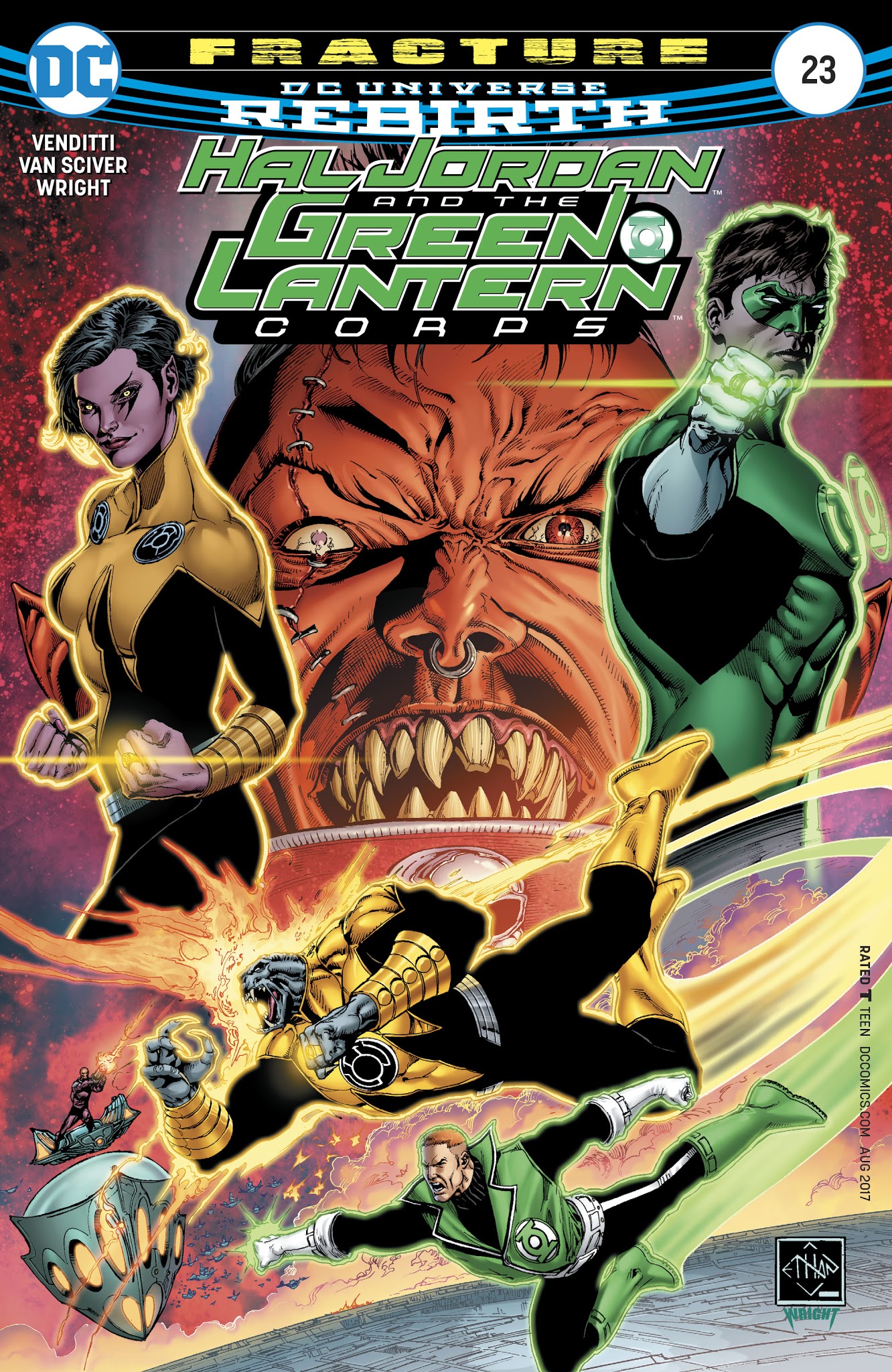 Read online Hal Jordan And The Green Lantern Corps comic -  Issue #23 - 1