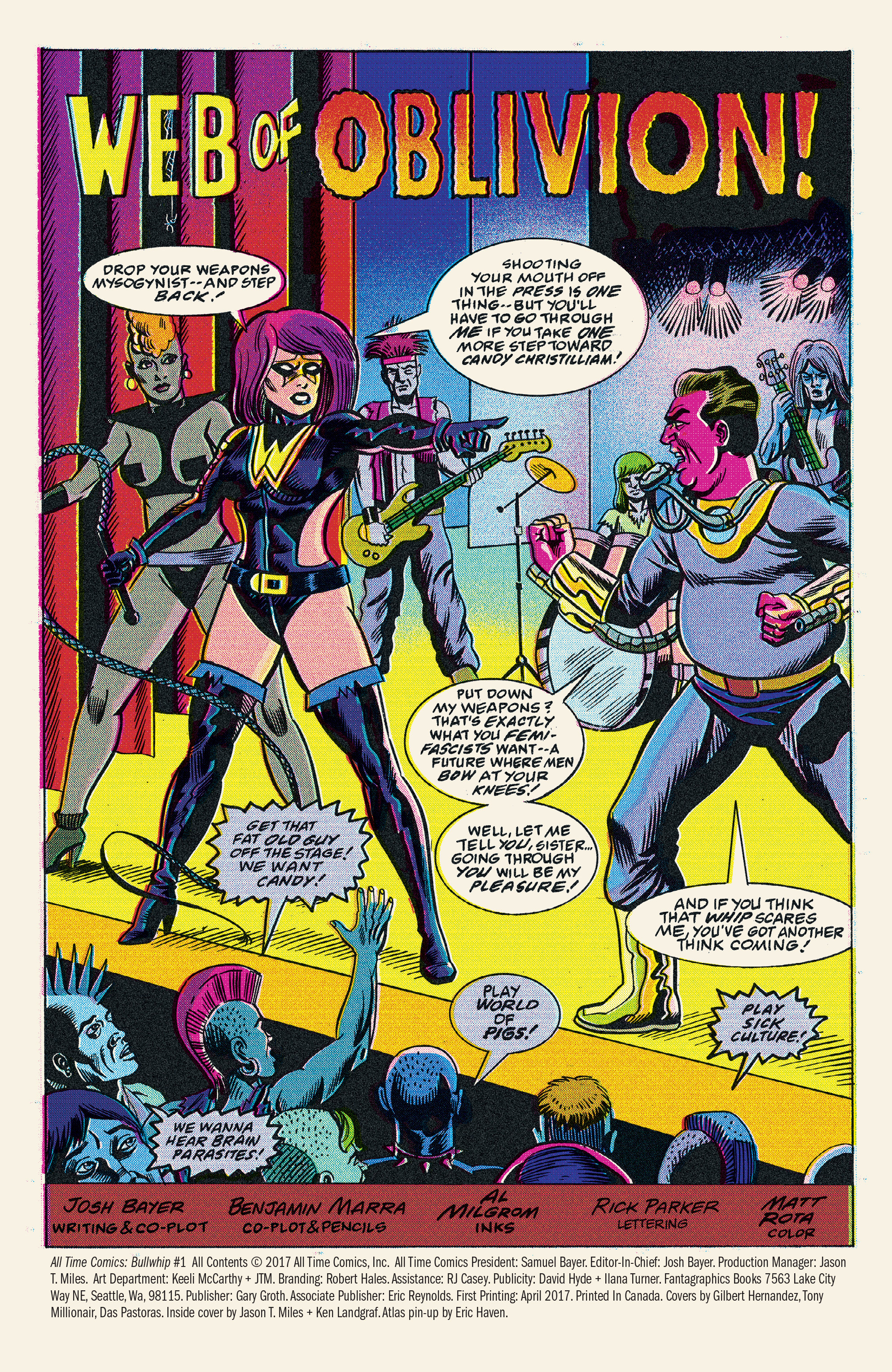 Read online All Time Comics: Bullwhip comic -  Issue #1 - 2