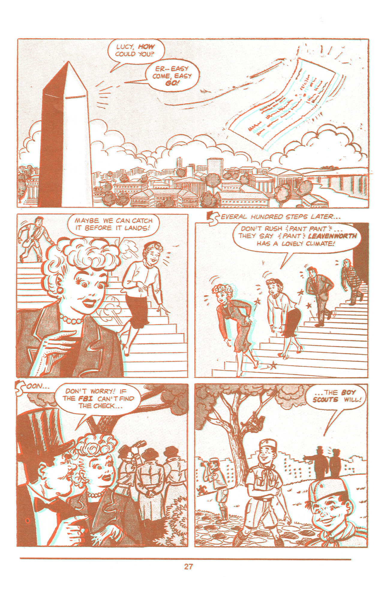 Read online I Love Lucy in 3-D comic -  Issue # Full - 29