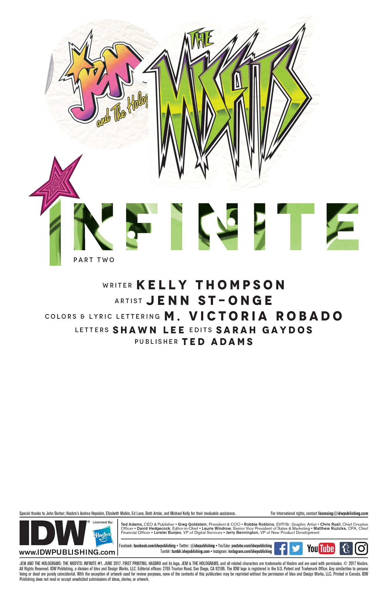 Read online Jem and the Holograms: The Misfits: Infinite comic -  Issue #1 - 2