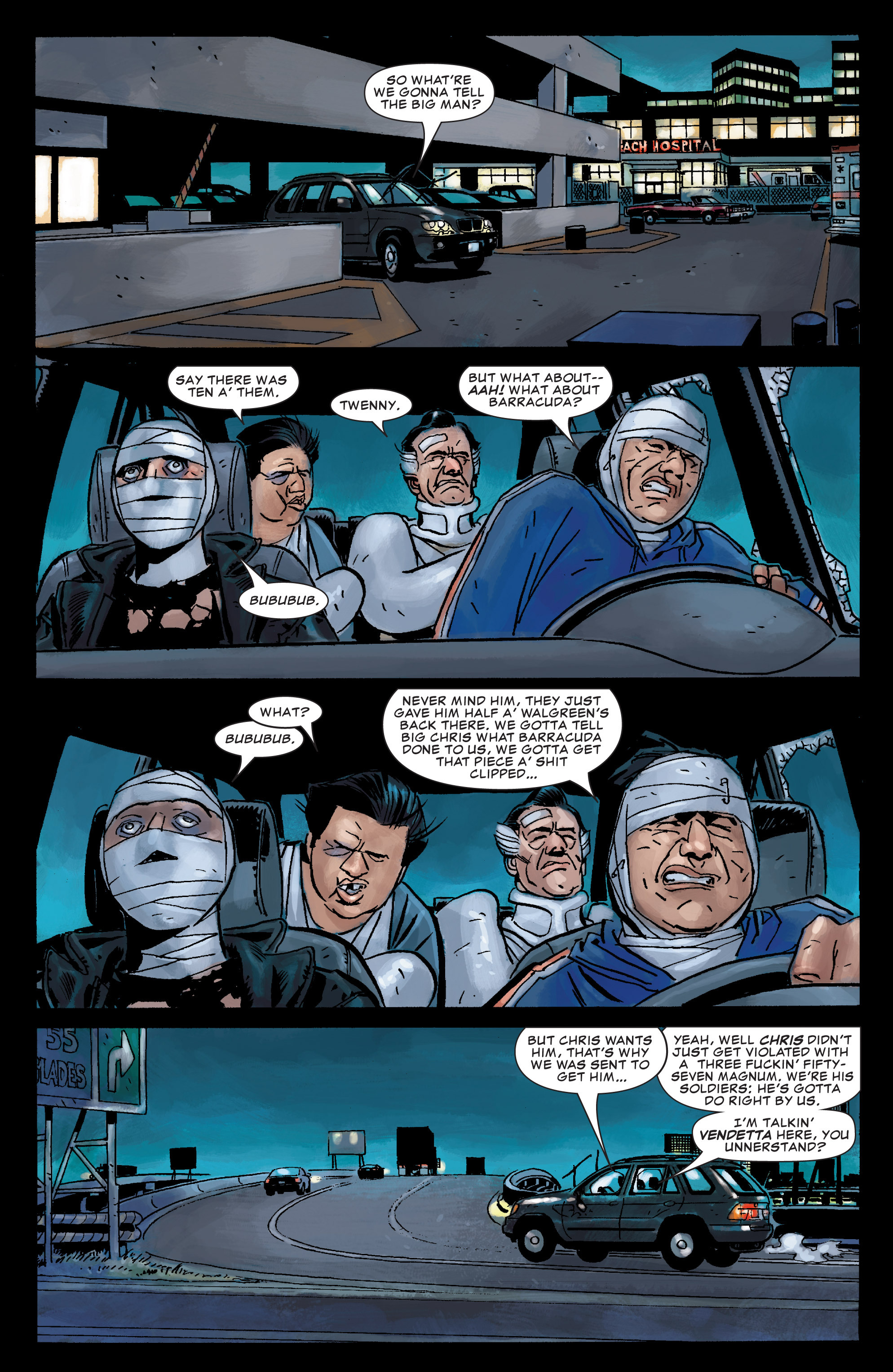 Read online Punisher MAX Presents: Barracuda comic -  Issue #1 - 12