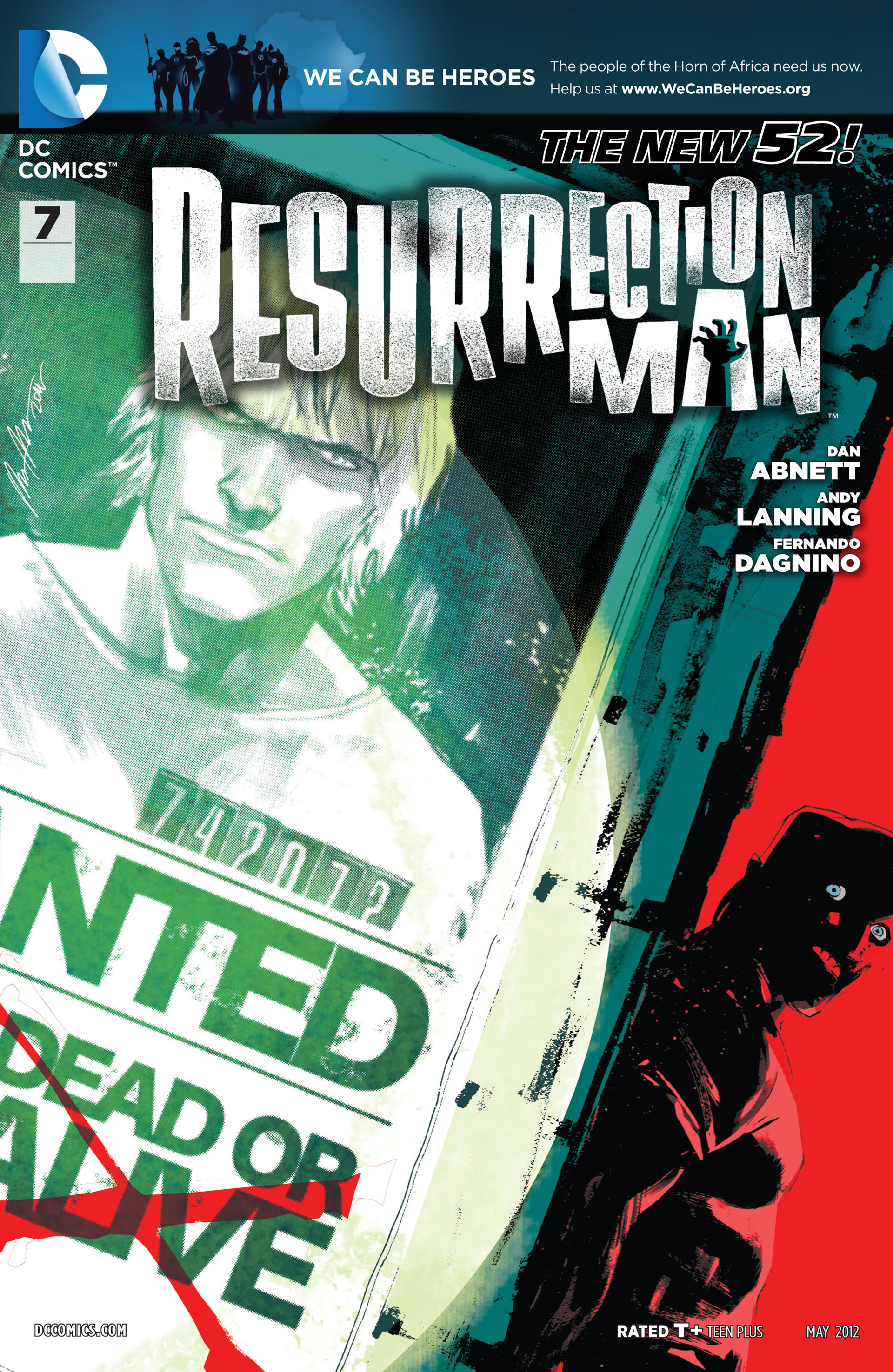 Read online Resurrection Man (2011) comic -  Issue #7 - 1