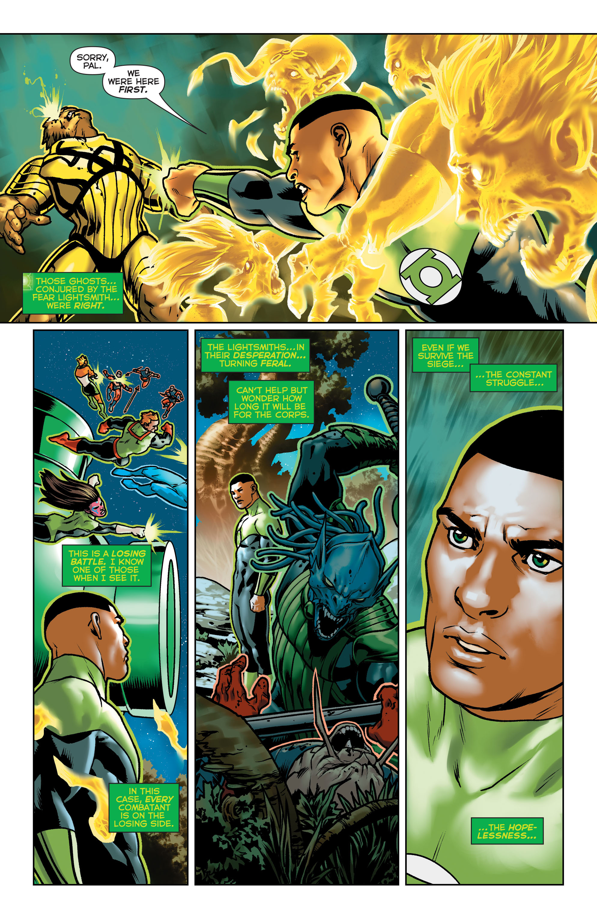 Read online Green Lantern: Lost Army comic -  Issue #6 - 8