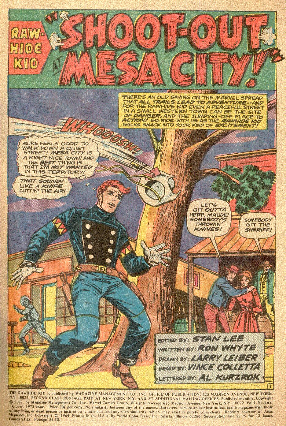 Read online The Rawhide Kid comic -  Issue #104 - 3